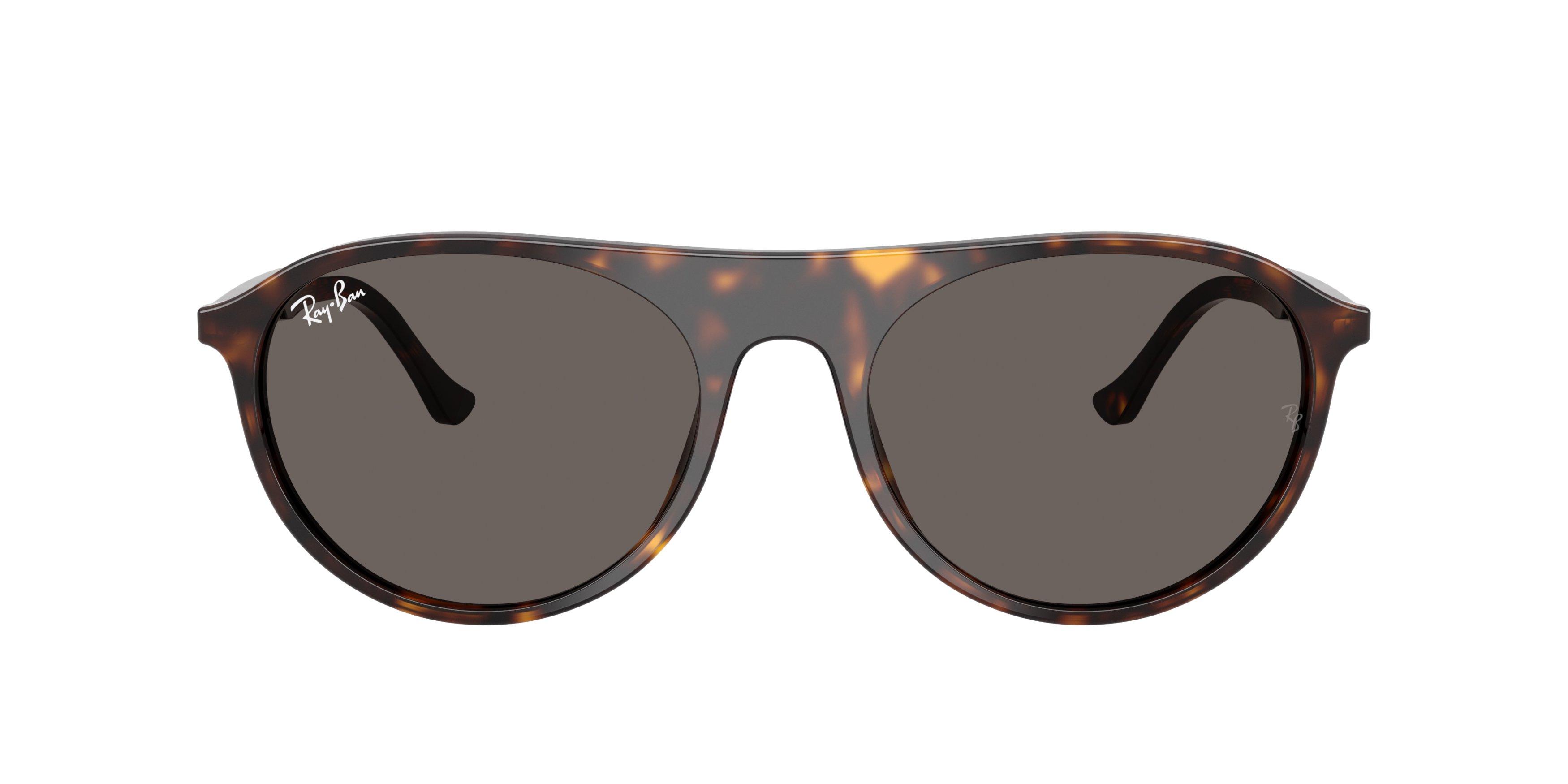 Ray-Ban RB2215 Brown Sunglasses - Tortoise - BROWN/GREY Thumbnail View 3