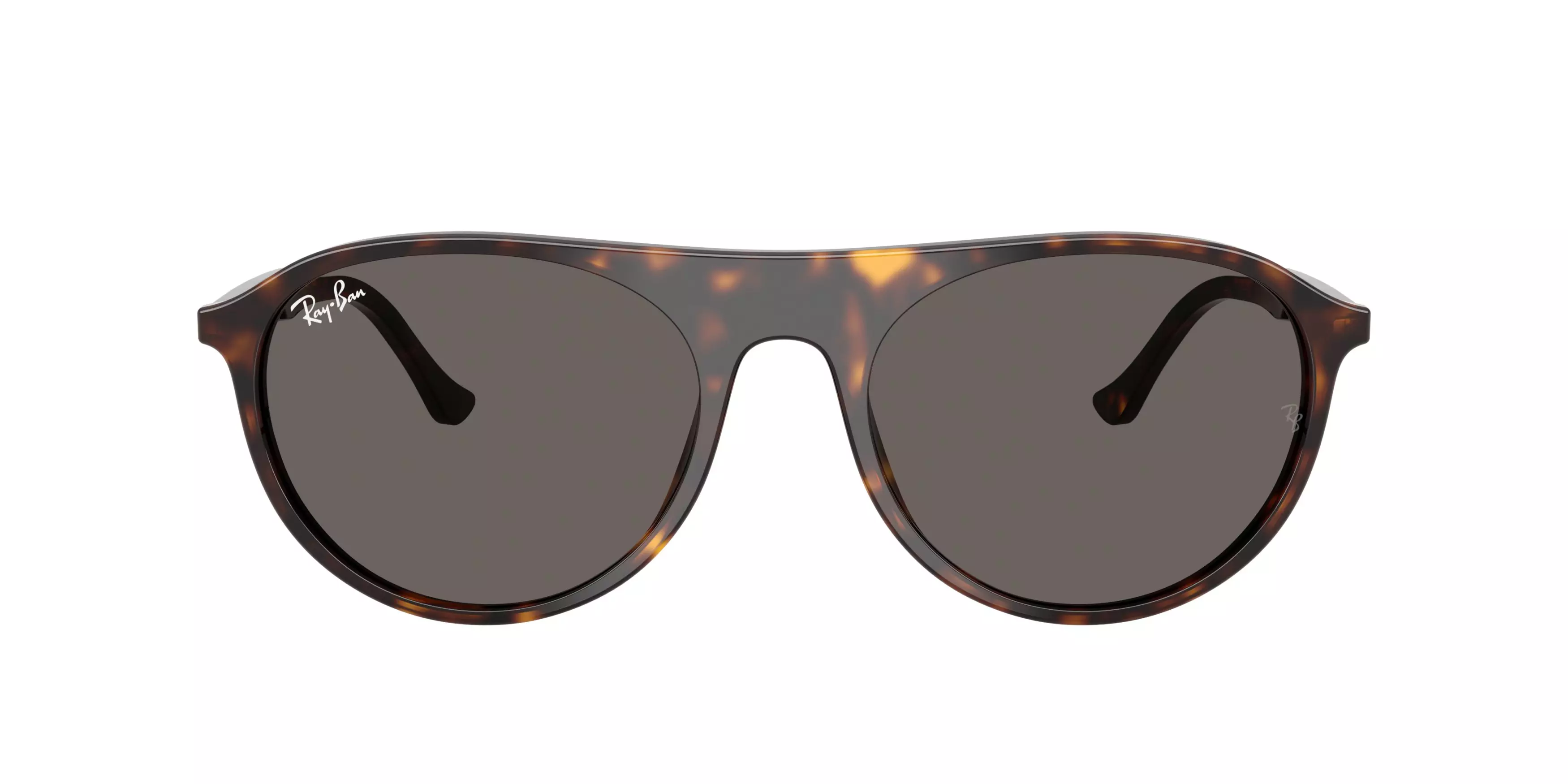 Ray-Ban RB2215 Brown Sunglasses - Tortoise - BROWN/GREY