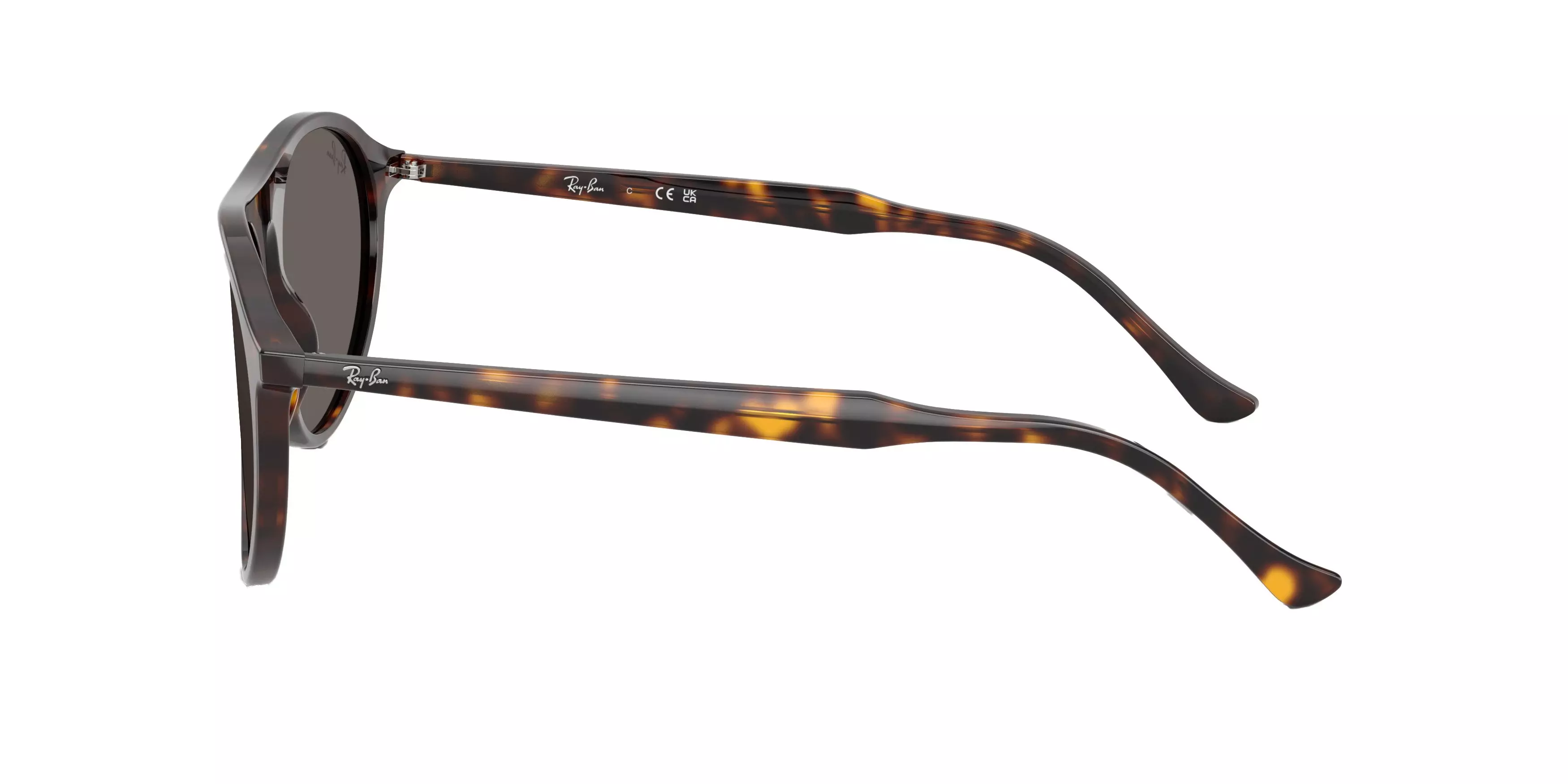 Ray-Ban RB2215 Brown Sunglasses - Tortoise - BROWN/GREY