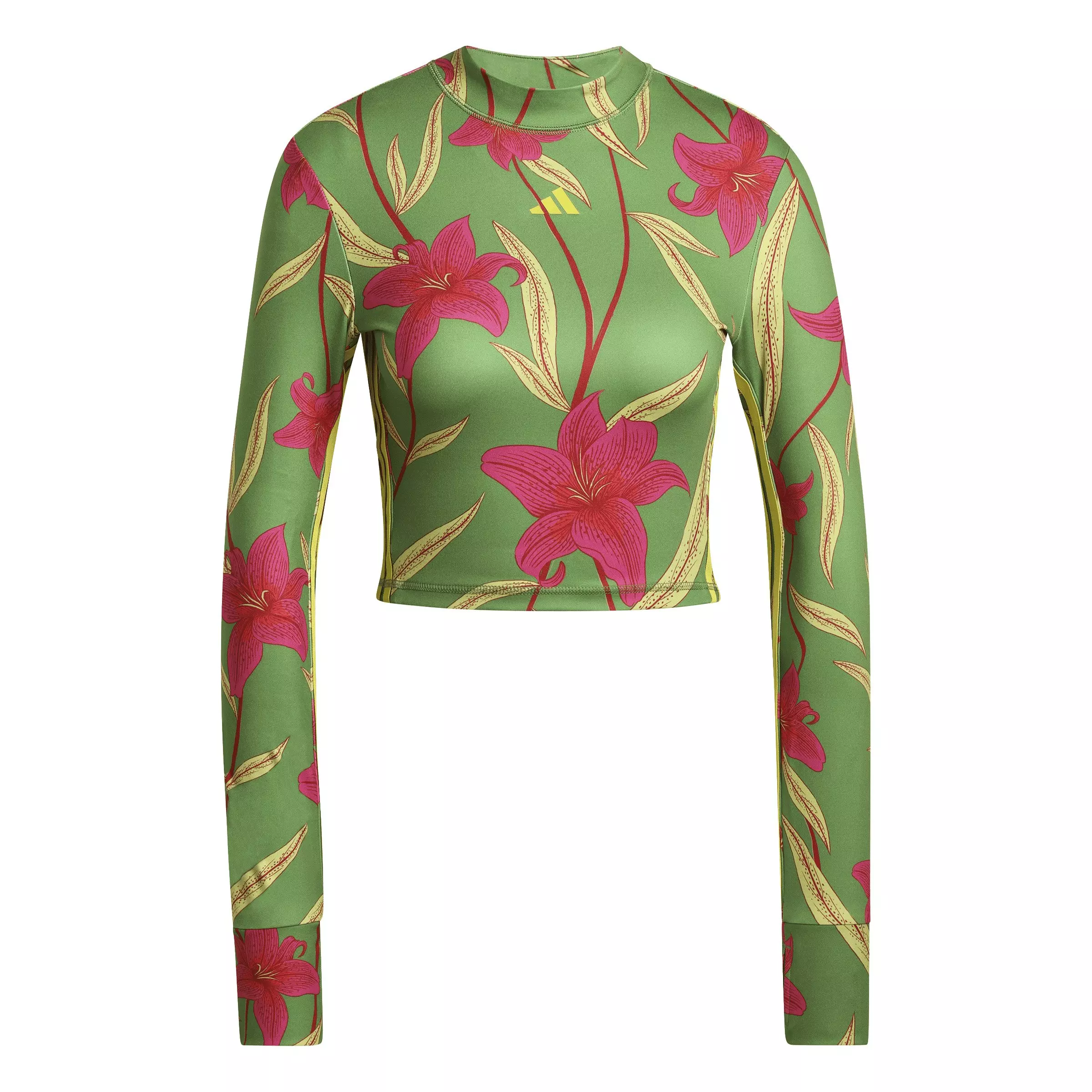 adidas Women's x FARM Rio Training Long Sleeve T-Shirt - Multi - MULTI-COLOR