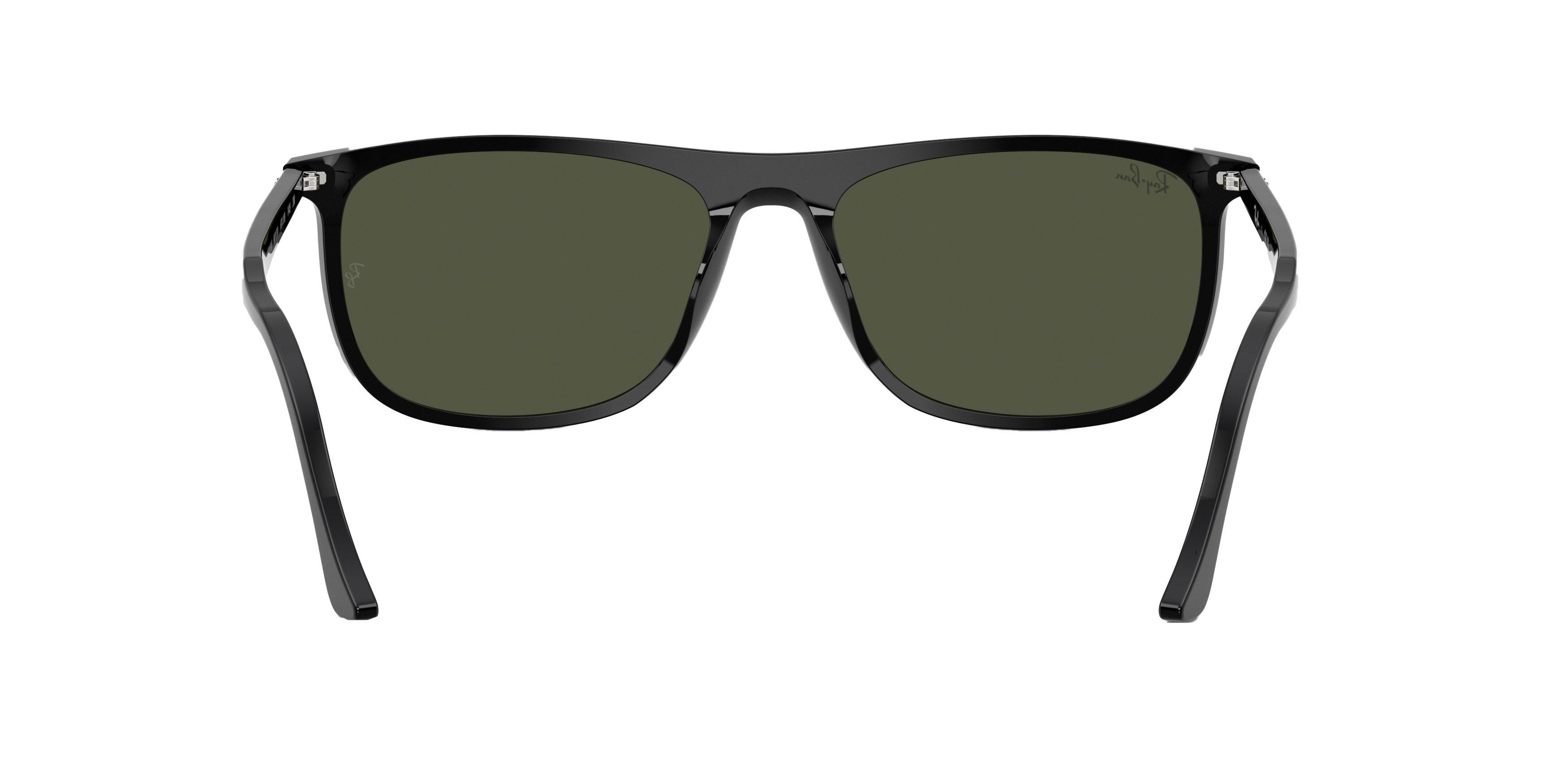 Ray-Ban RB2216 Green Sunglasses - Black - BLACK/GREEN Thumbnail View 2
