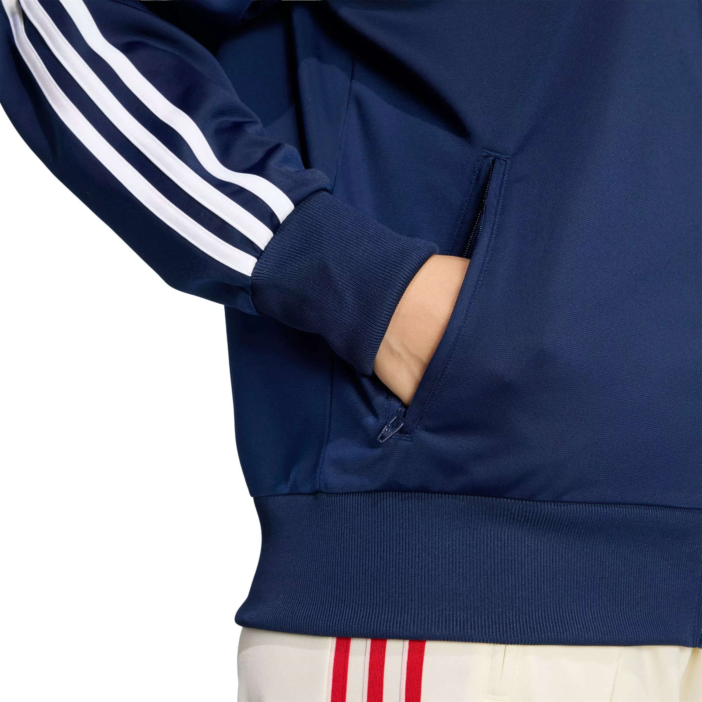 adidas Originals Women's Adicolor Firebird Loose Track Jacket - Navy/White - NAVY/WHITE