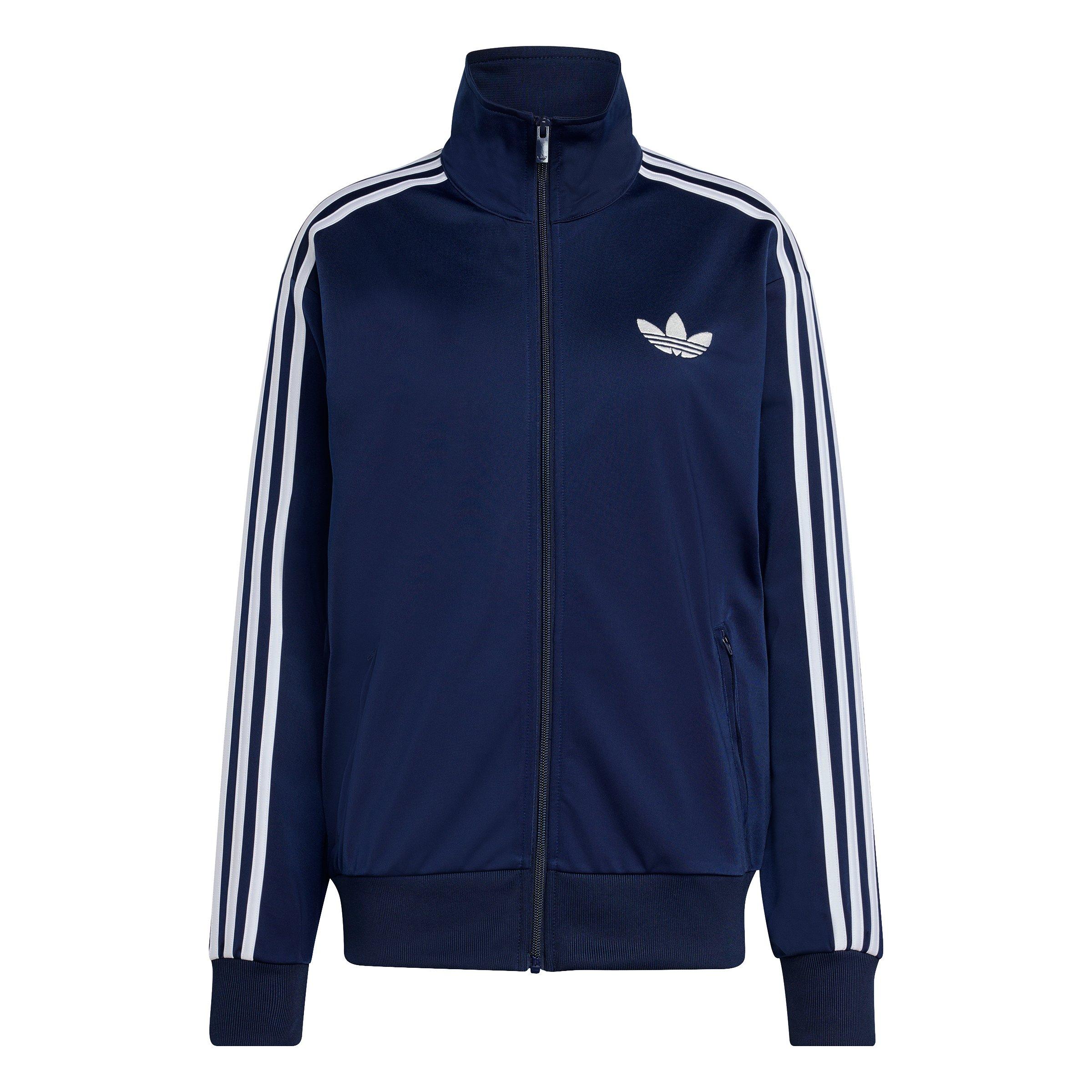 adidas Originals Women's Adicolor Firebird Loose Track Jacket - Navy/White - NAVY/WHITE Thumbnail View 6