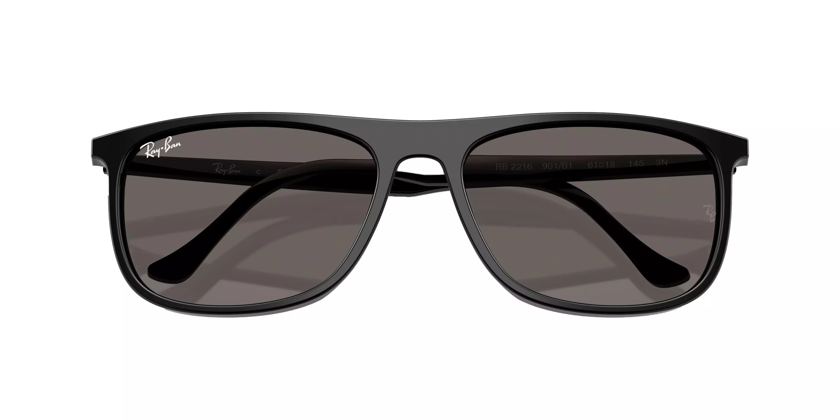 Ray-Ban RB2216 Grey Sunglasses - Black - BLACK/GREY