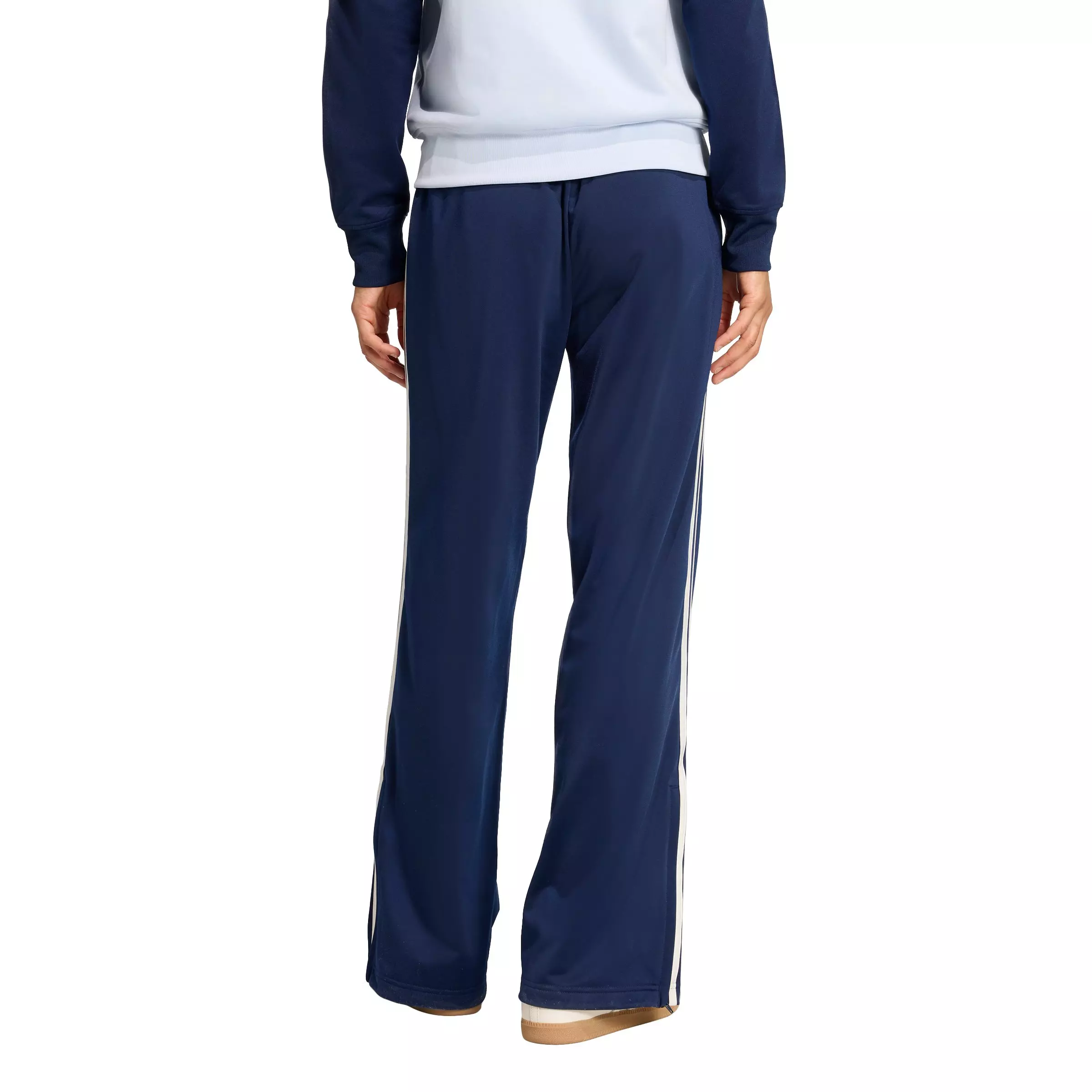 adidas Originals Women's Adicolor Firebird Loose Track Pants - Navy/White - NAVY/WHITE