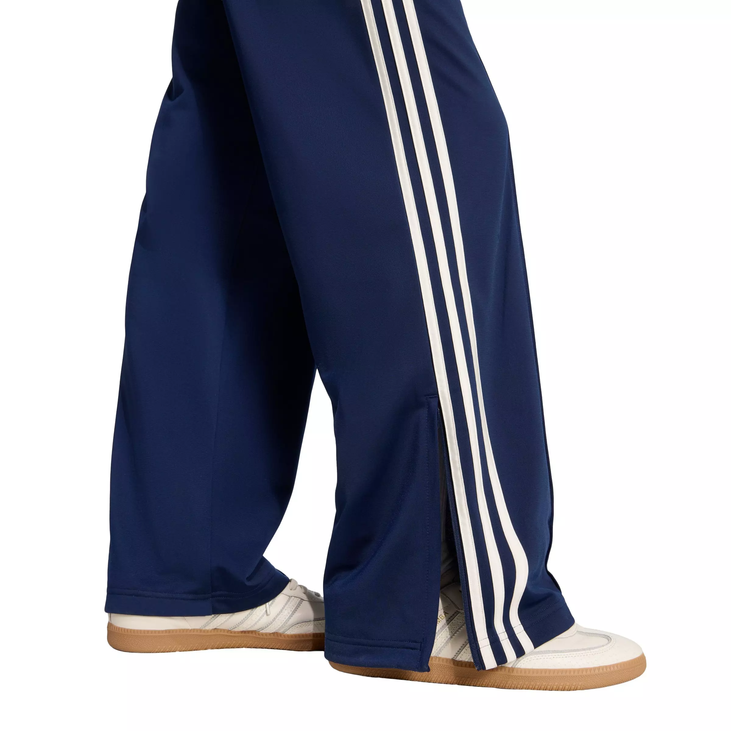 adidas Originals Women's Adicolor Firebird Loose Track Pants - Navy/White - NAVY/WHITE