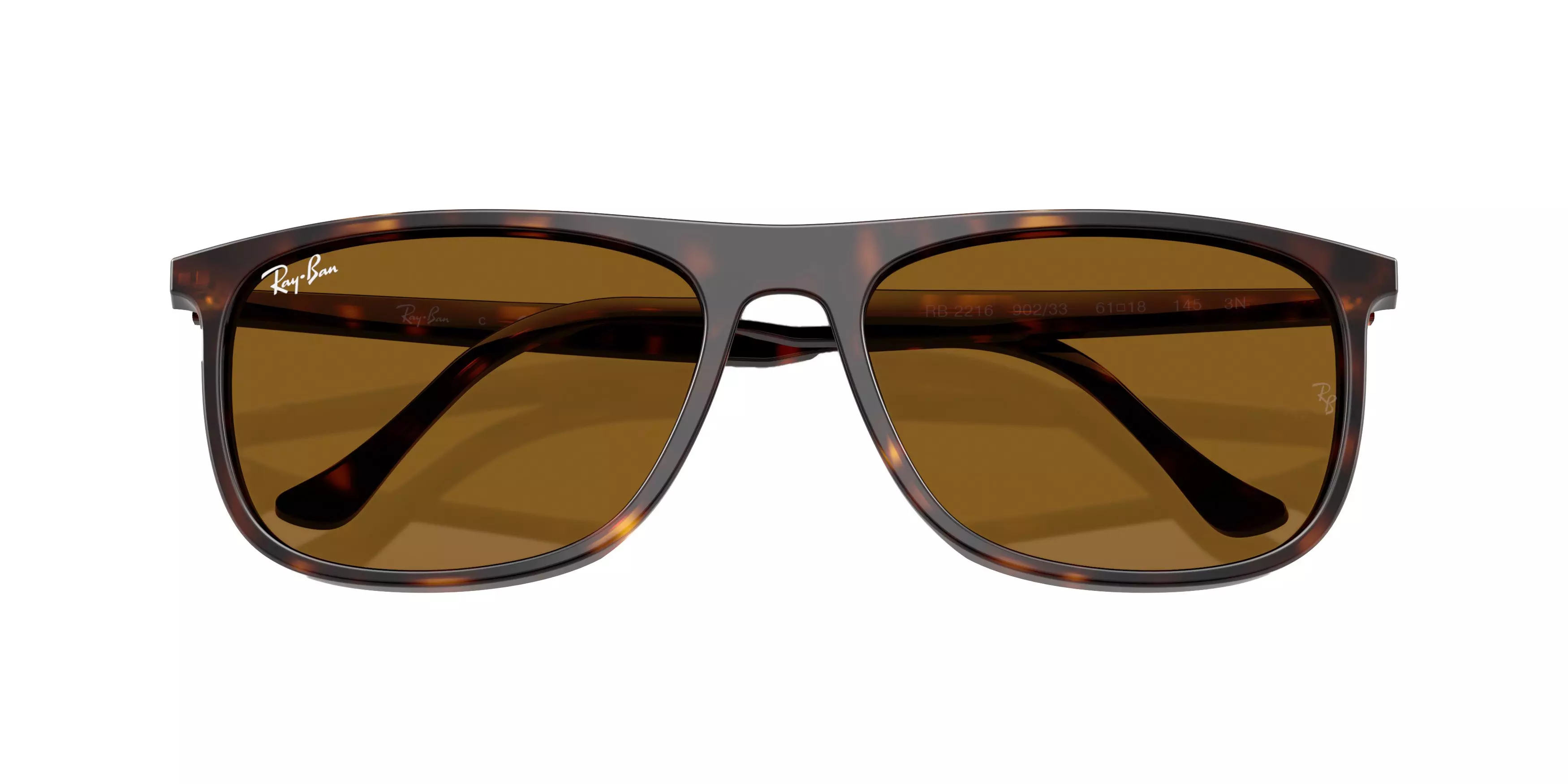 Ray-Ban RB2216 Brown Polarized Sunglasses - Havana - BROWN