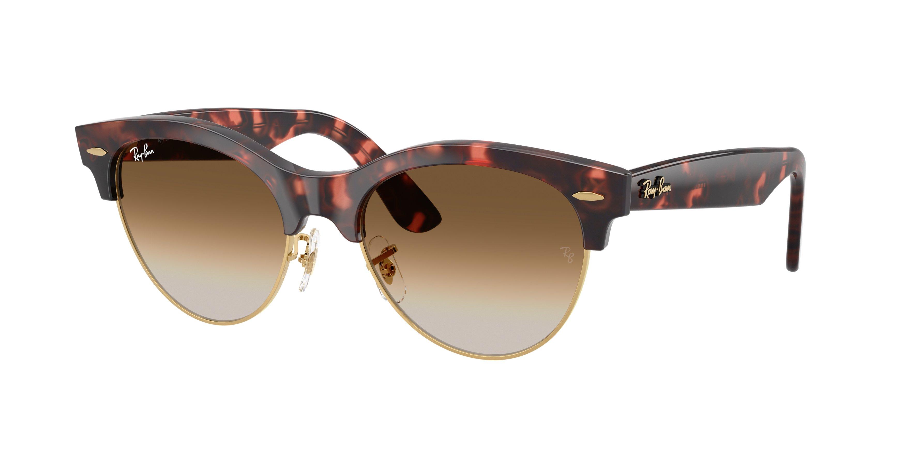 Ray-Ban Clubmaster Way Brown Gradient Sunglasses - Brown - BROWN Thumbnail View 1
