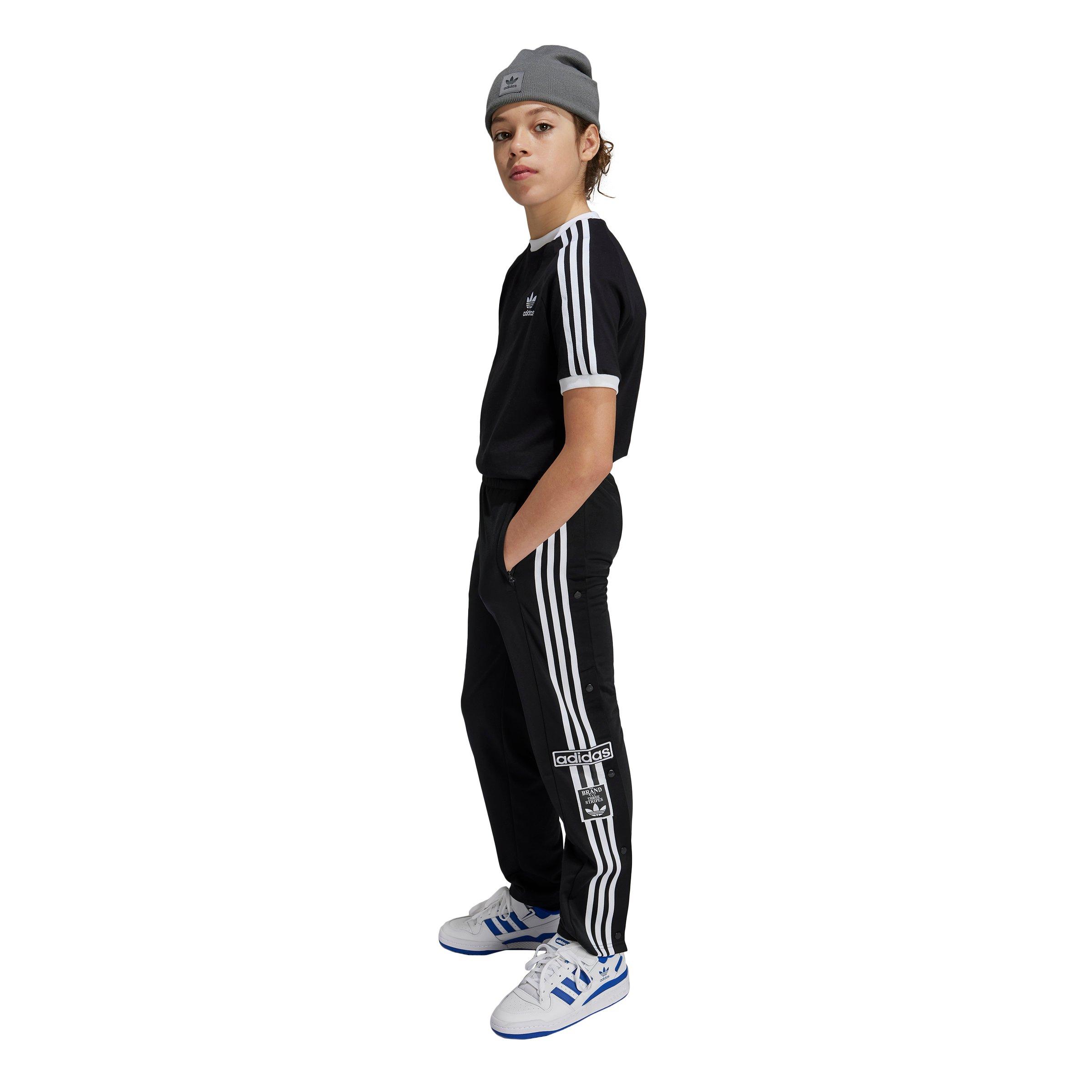 adidas Originals 3-Stripes Big Kids' Black T-Shirt