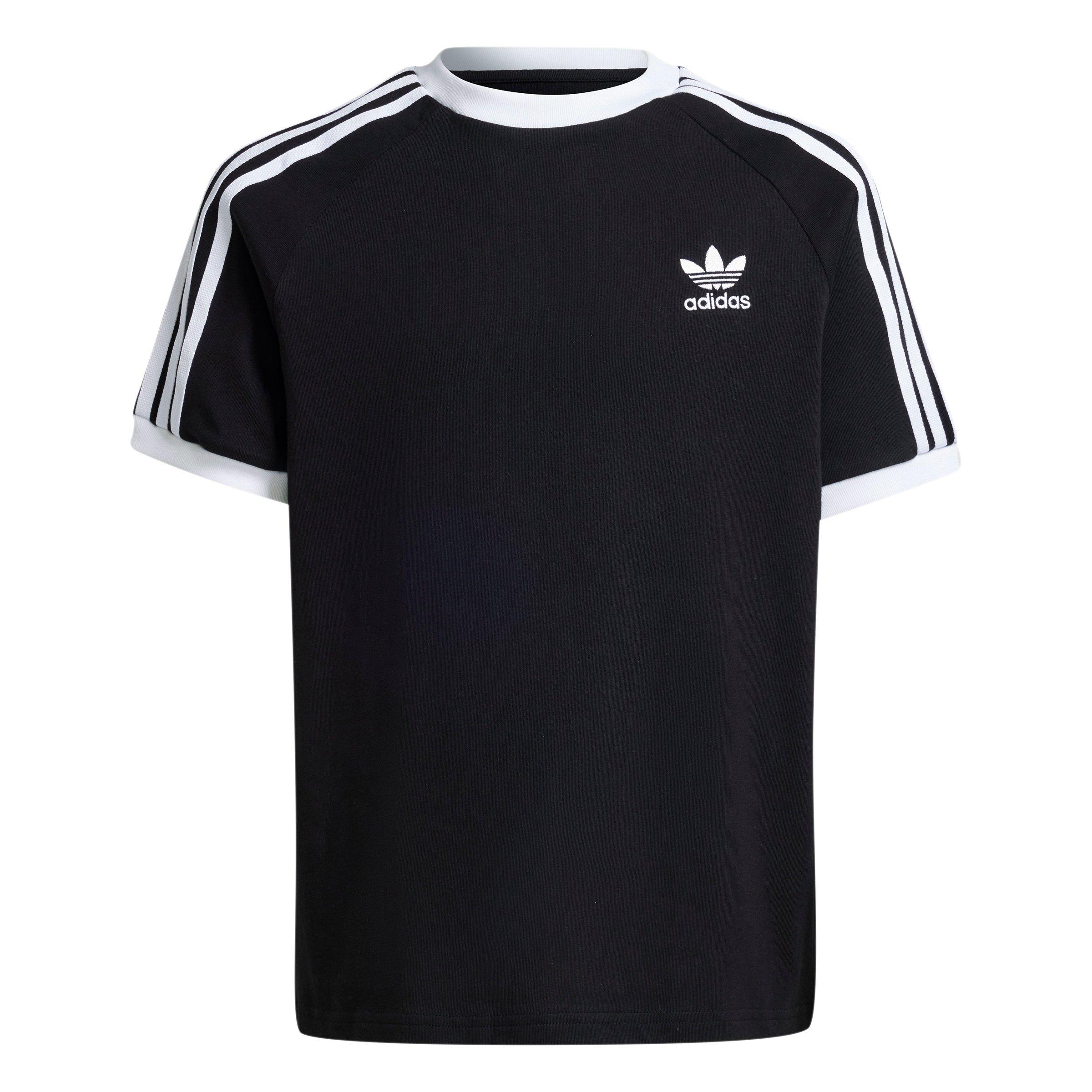 adidas Originals 3-Stripes Big Kids' Black T-Shirt