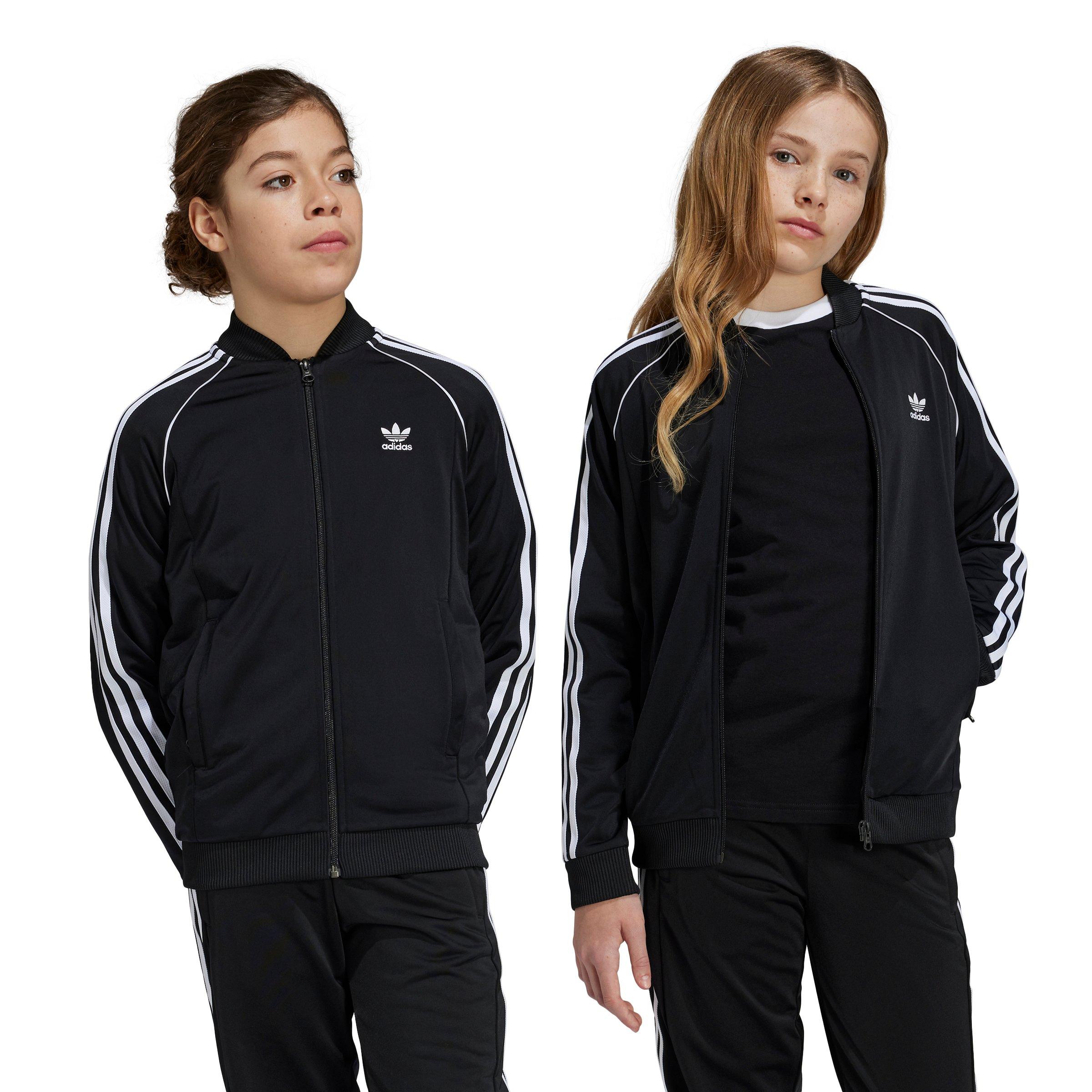 adidas Originals Adicolor SST Big Kids' Black Track Top