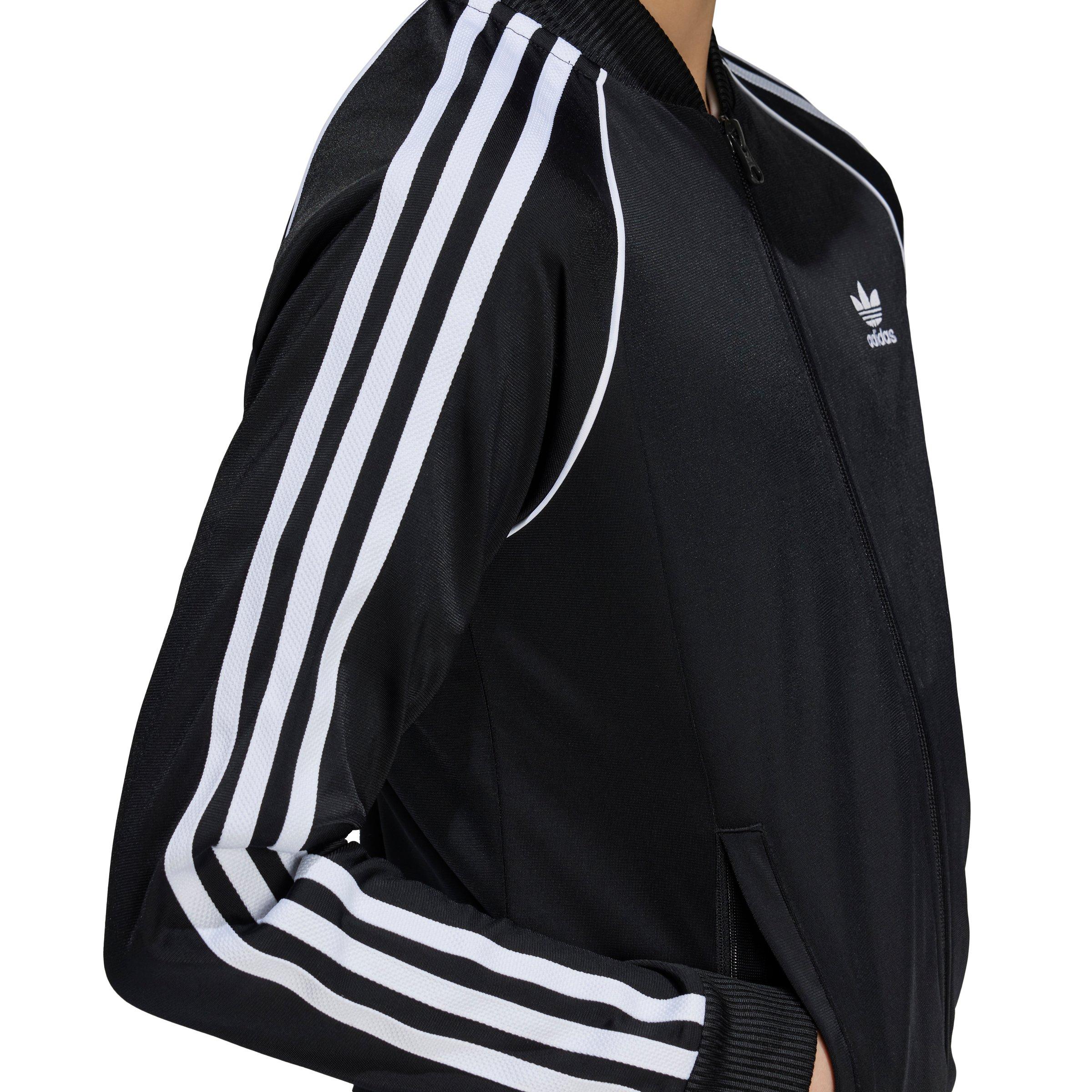 adidas Originals Adicolor SST Big Kids' Black Track Top