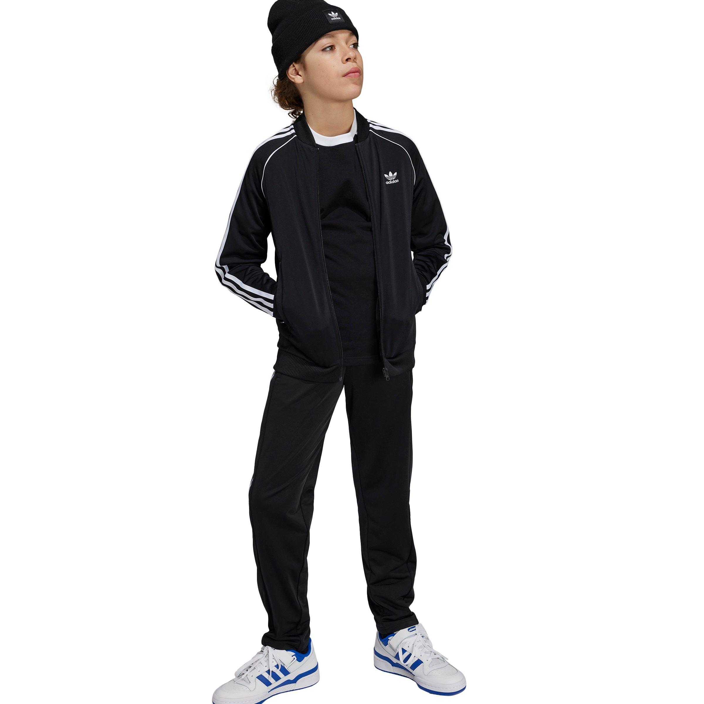adidas Originals Adicolor SST Big Kids' Black Track Top