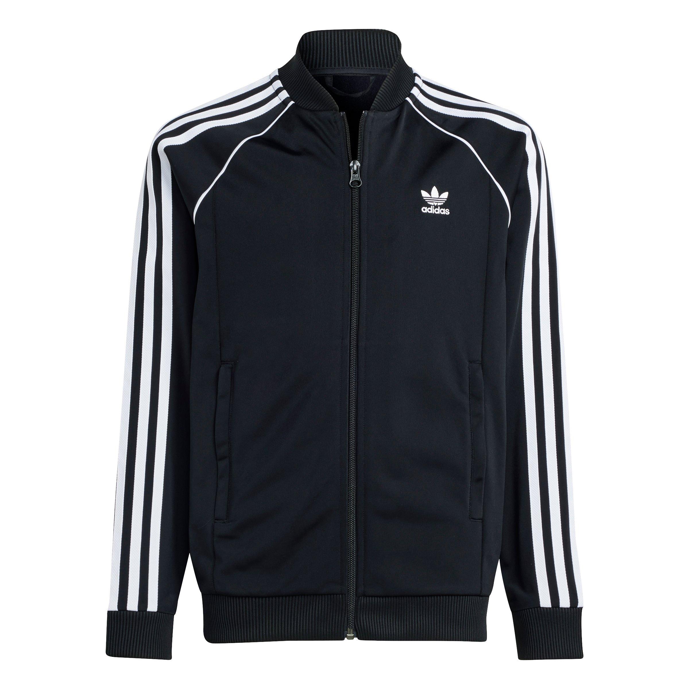 adidas Originals Adicolor SST Big Kids' Black Track Top