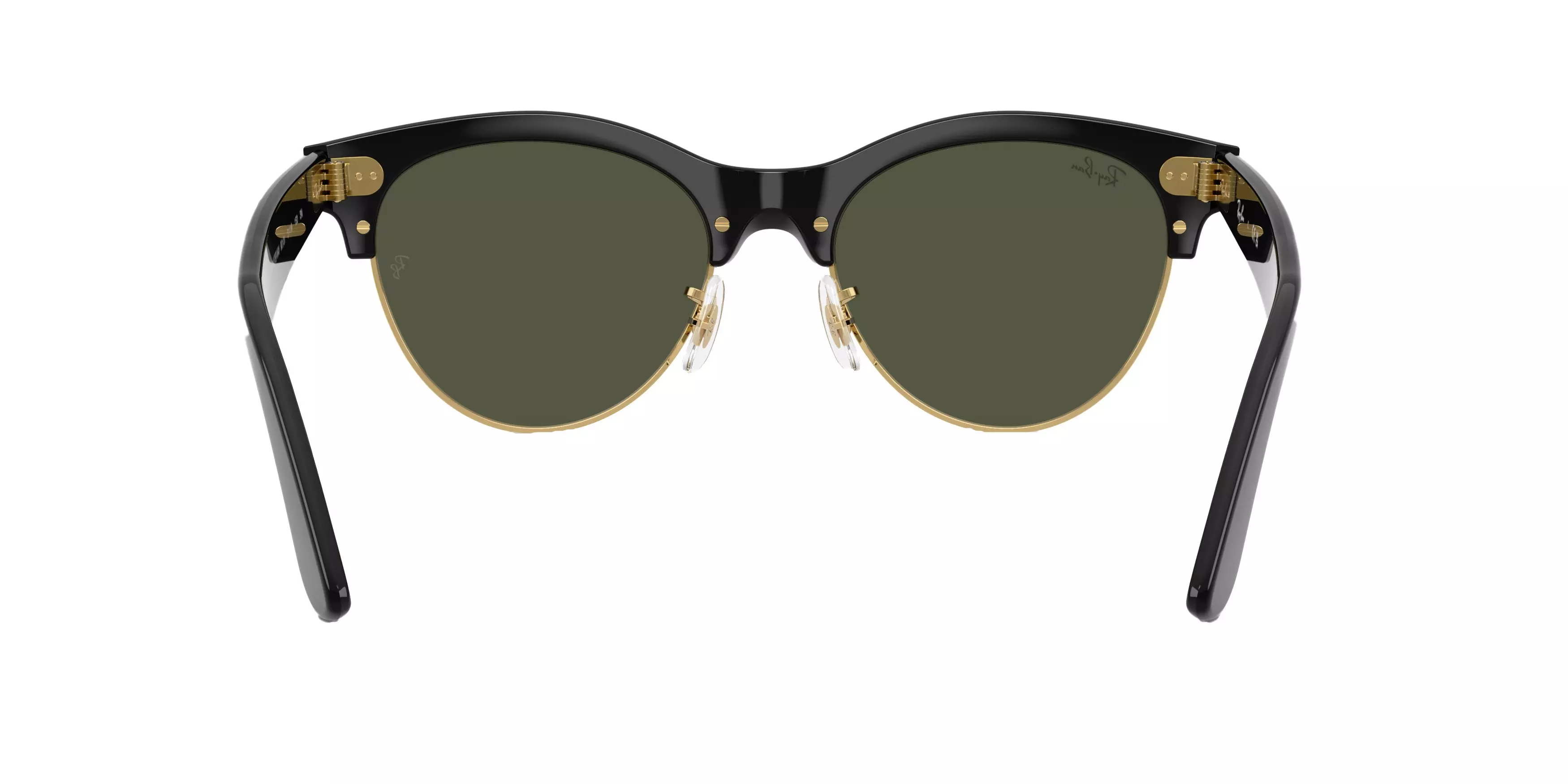 Ray-Ban Clubmaster Way Green Sunglasses - Black - BLACK/GREEN