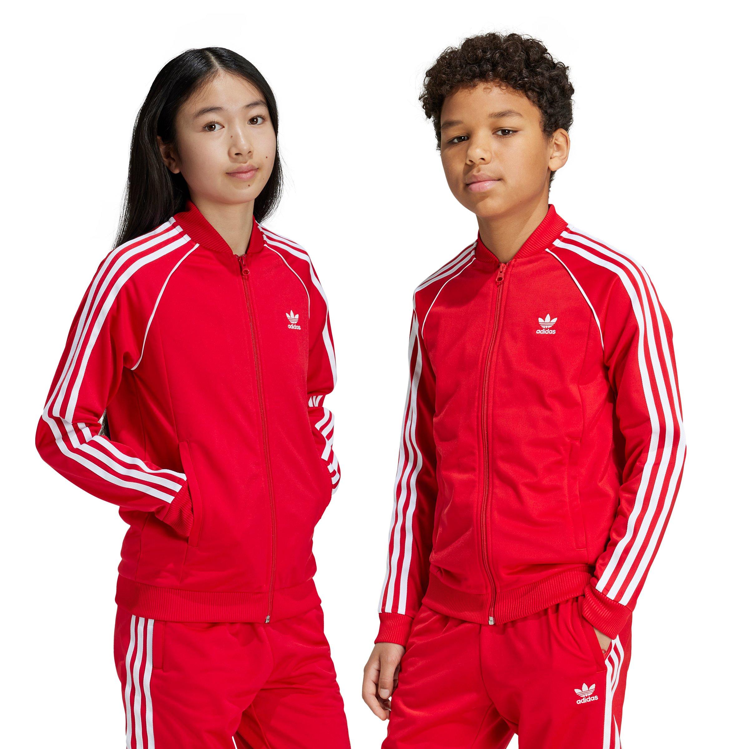 adidas Originals Adicolor SST Track Big Kids' Red Top