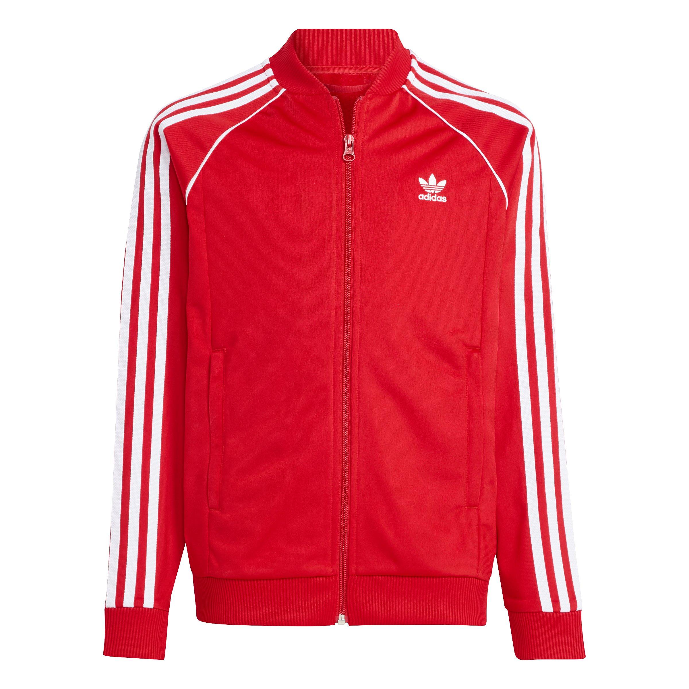 adidas Originals Adicolor SST Track Big Kids' Red Top