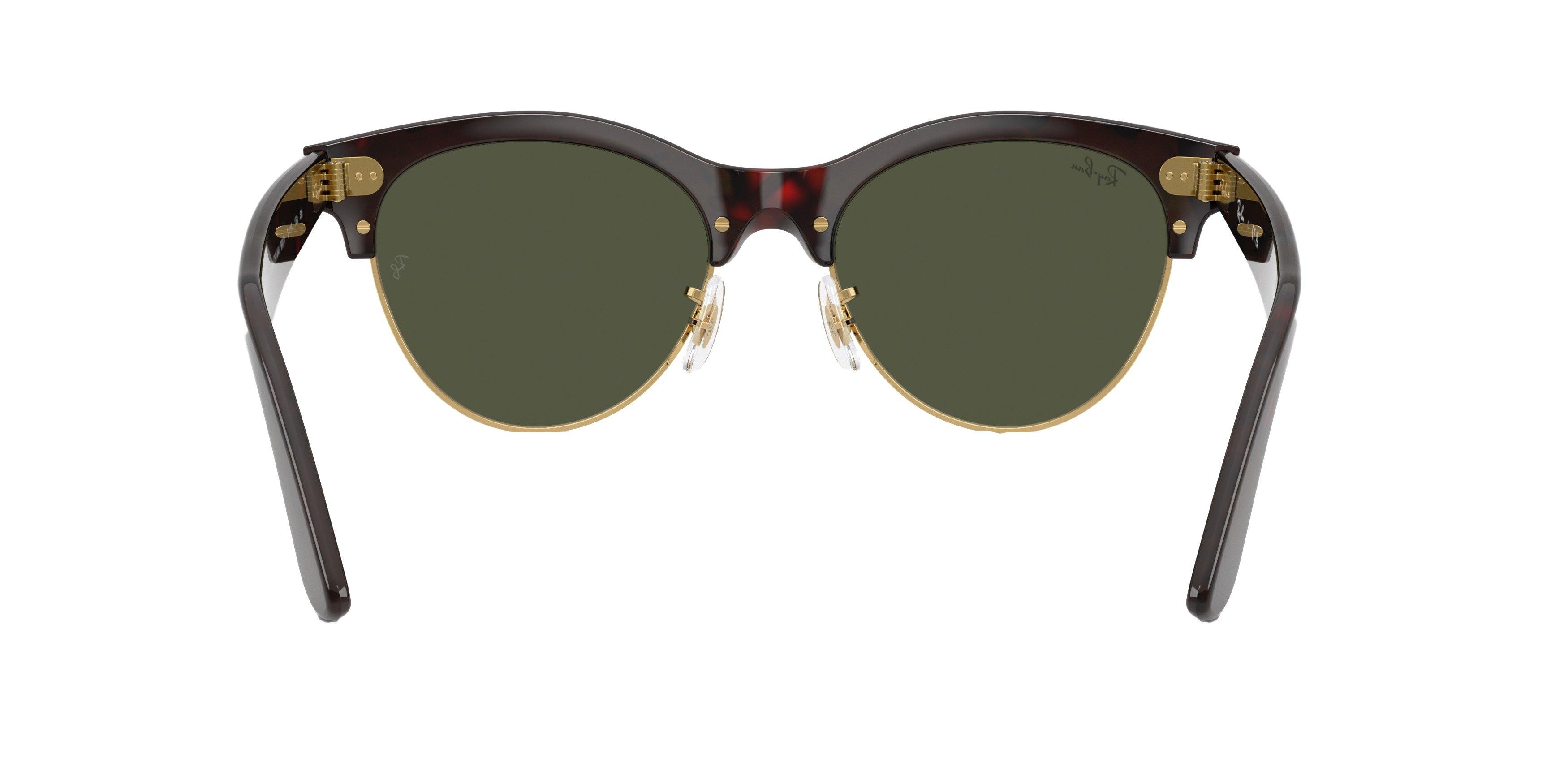 Ray-Ban Clubmaster Way Green Sunglasses - Brown - BROWN/GREEN Thumbnail View 2