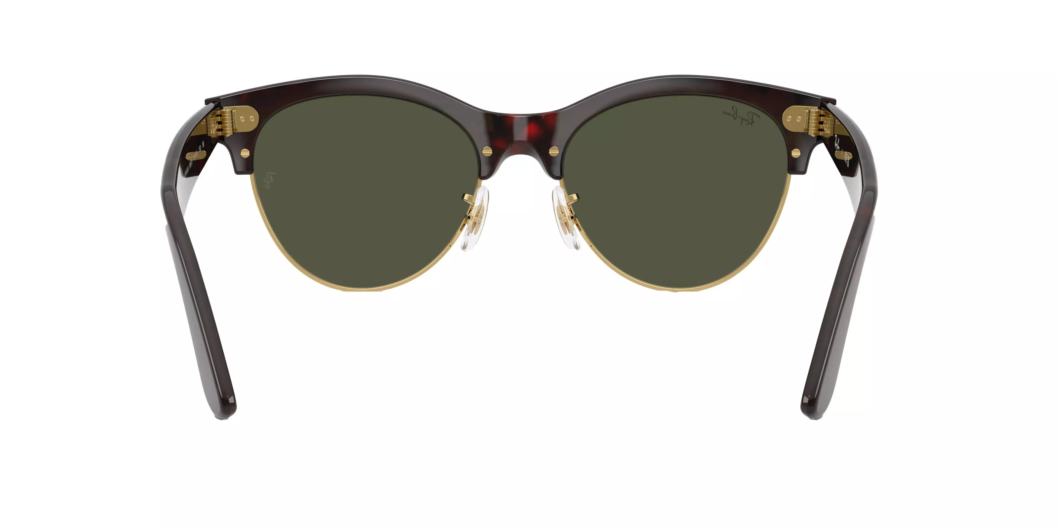 Ray-Ban Clubmaster Way Green Sunglasses - Brown - BROWN/GREEN