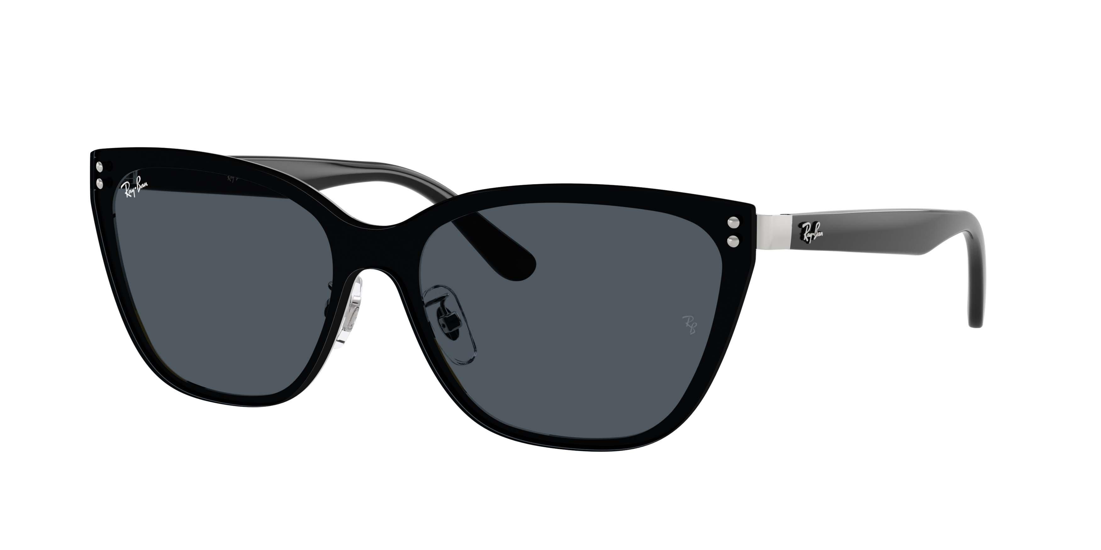 Ray-Ban RB3798D Dark Grey Sunglasses - Silver - SILVER
