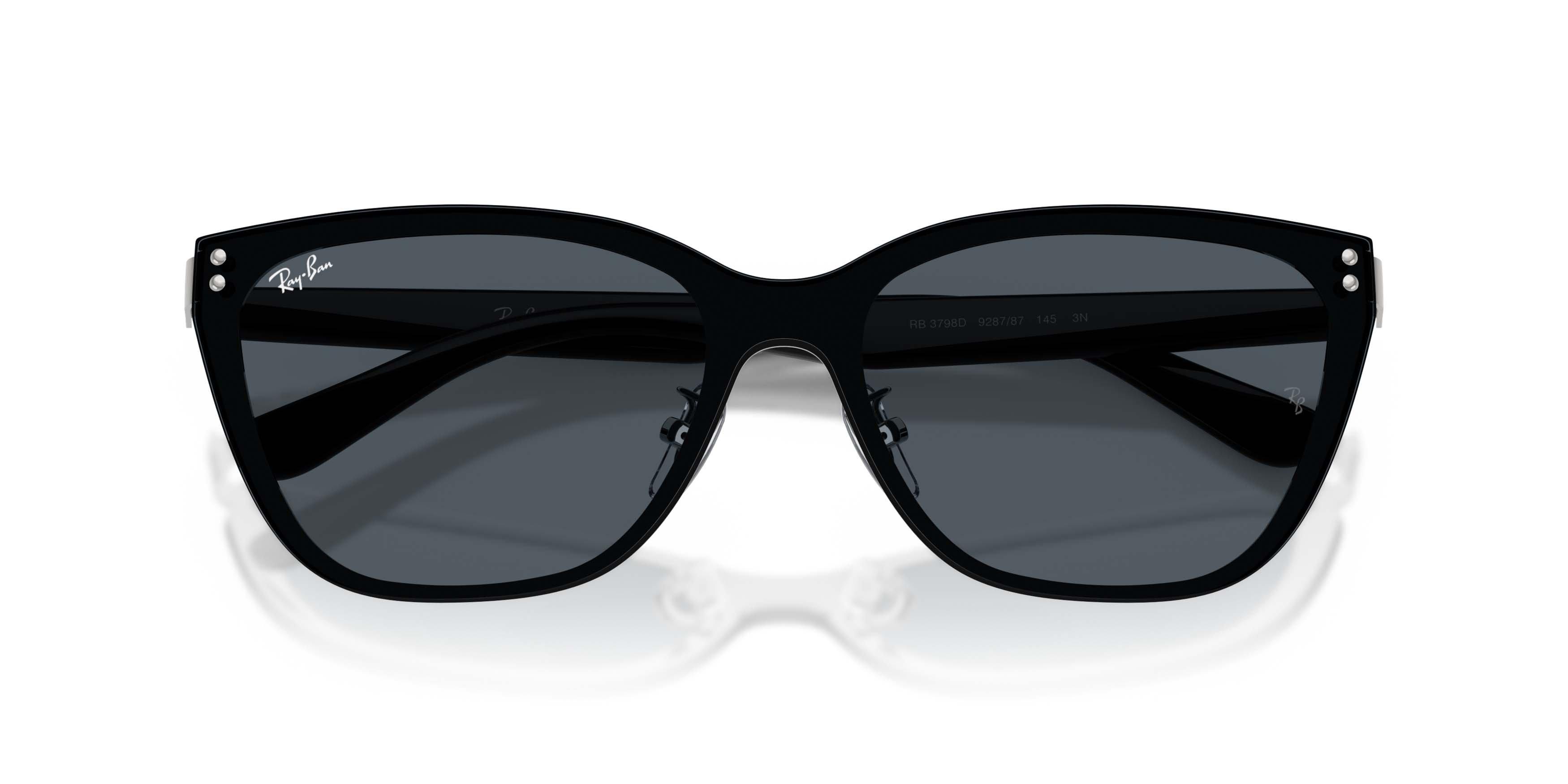 Ray-Ban RB3798D Dark Grey Sunglasses - Silver - SILVER