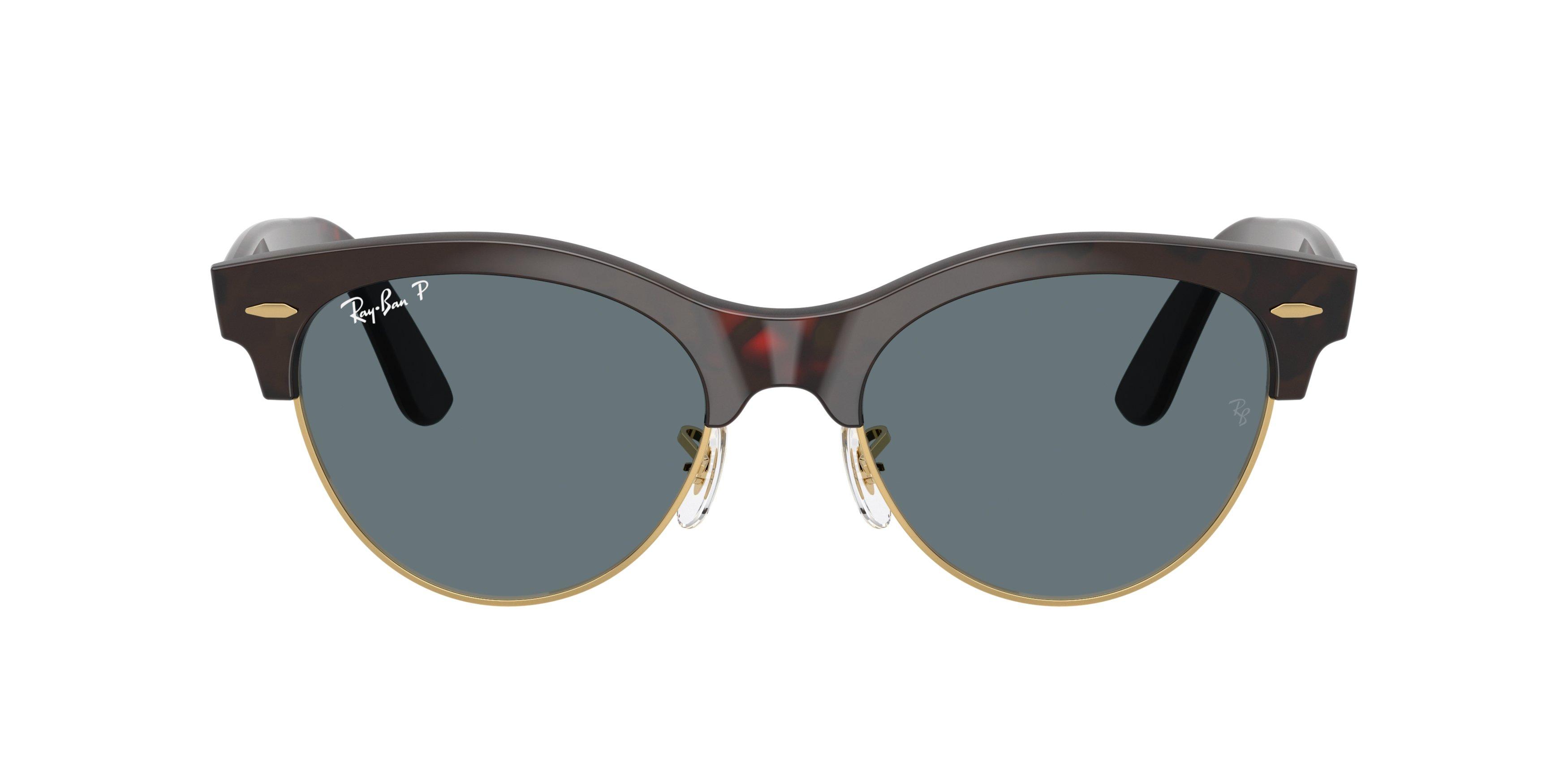 Ray-Ban Clubmaster Way Grey Sunglasses - Brown - BROWN/GREY Thumbnail View 3