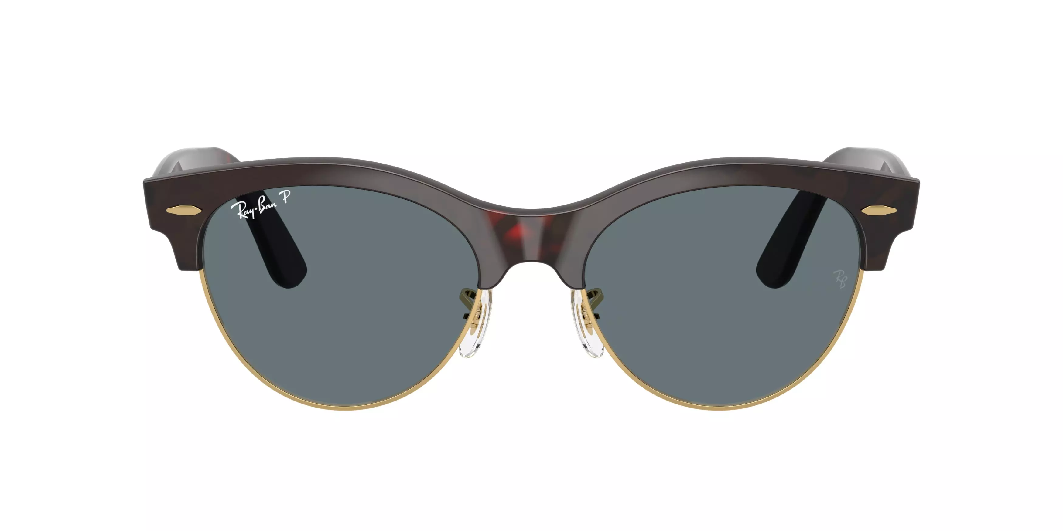 Ray-Ban Clubmaster Way Grey Sunglasses - Brown - BROWN/GREY