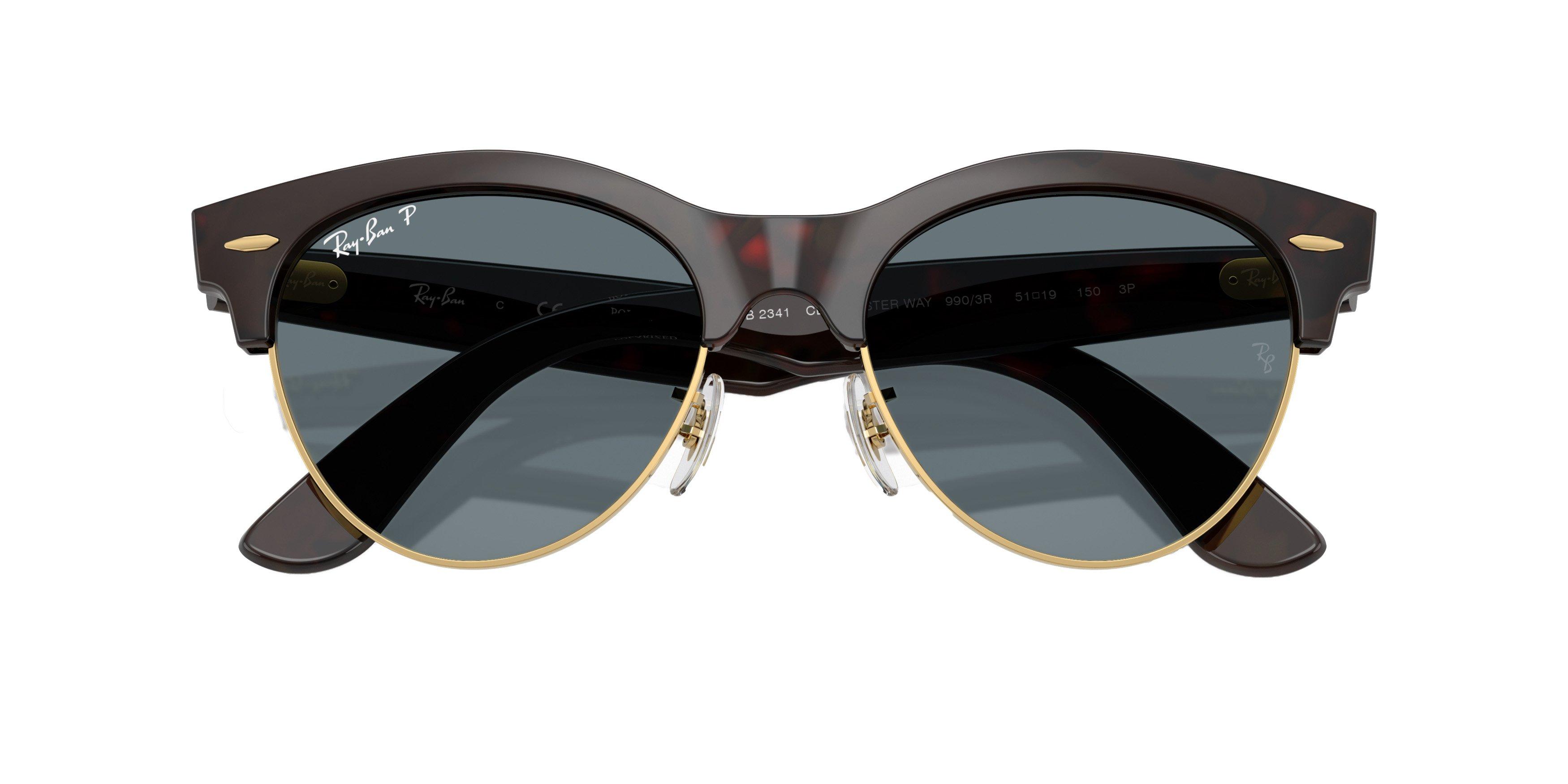 Ray-Ban Clubmaster Way Grey Sunglasses - Brown - BROWN/GREY Thumbnail View 5