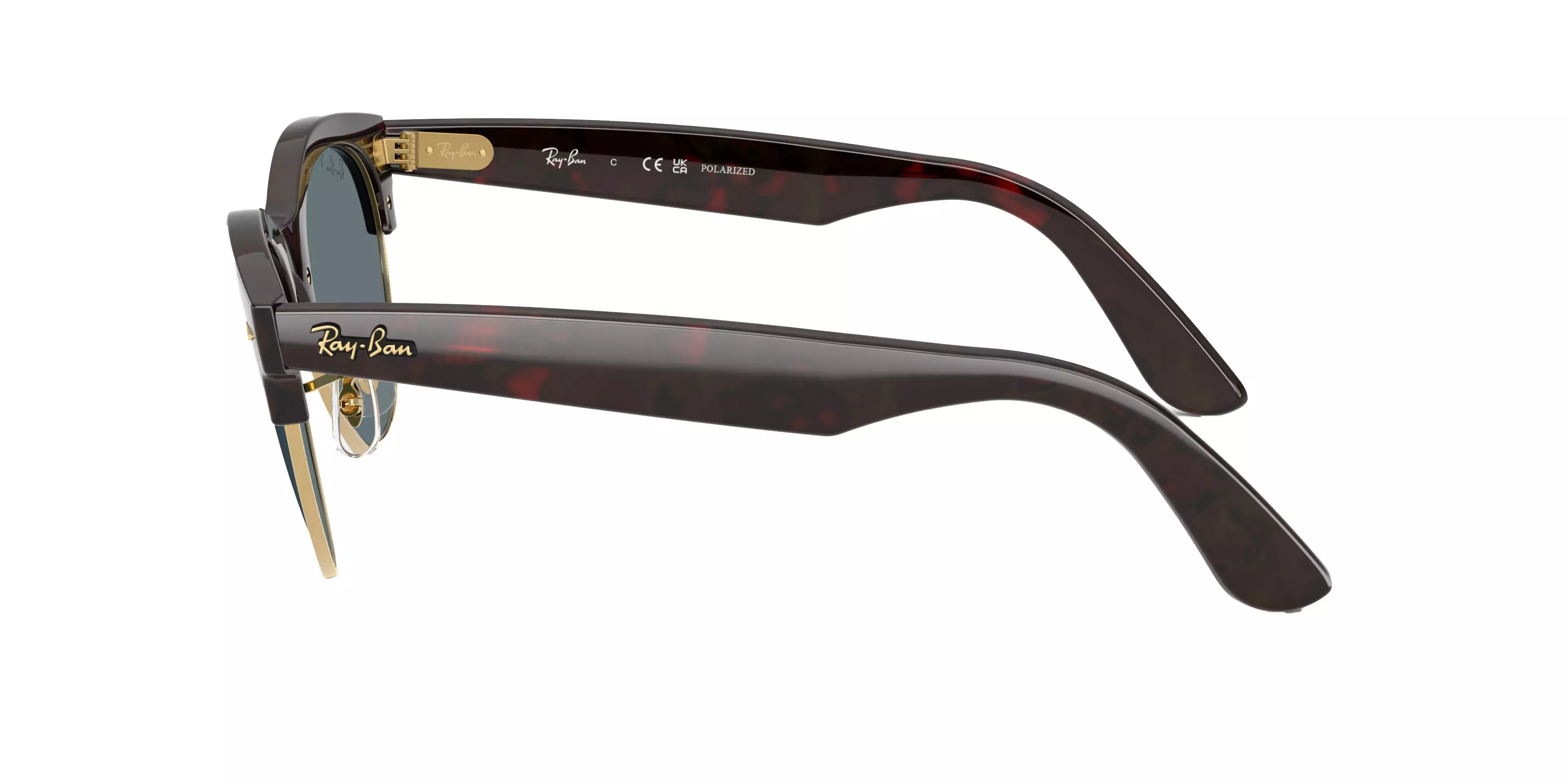 Ray-Ban Clubmaster Way Grey Sunglasses - Brown - BROWN/GREY