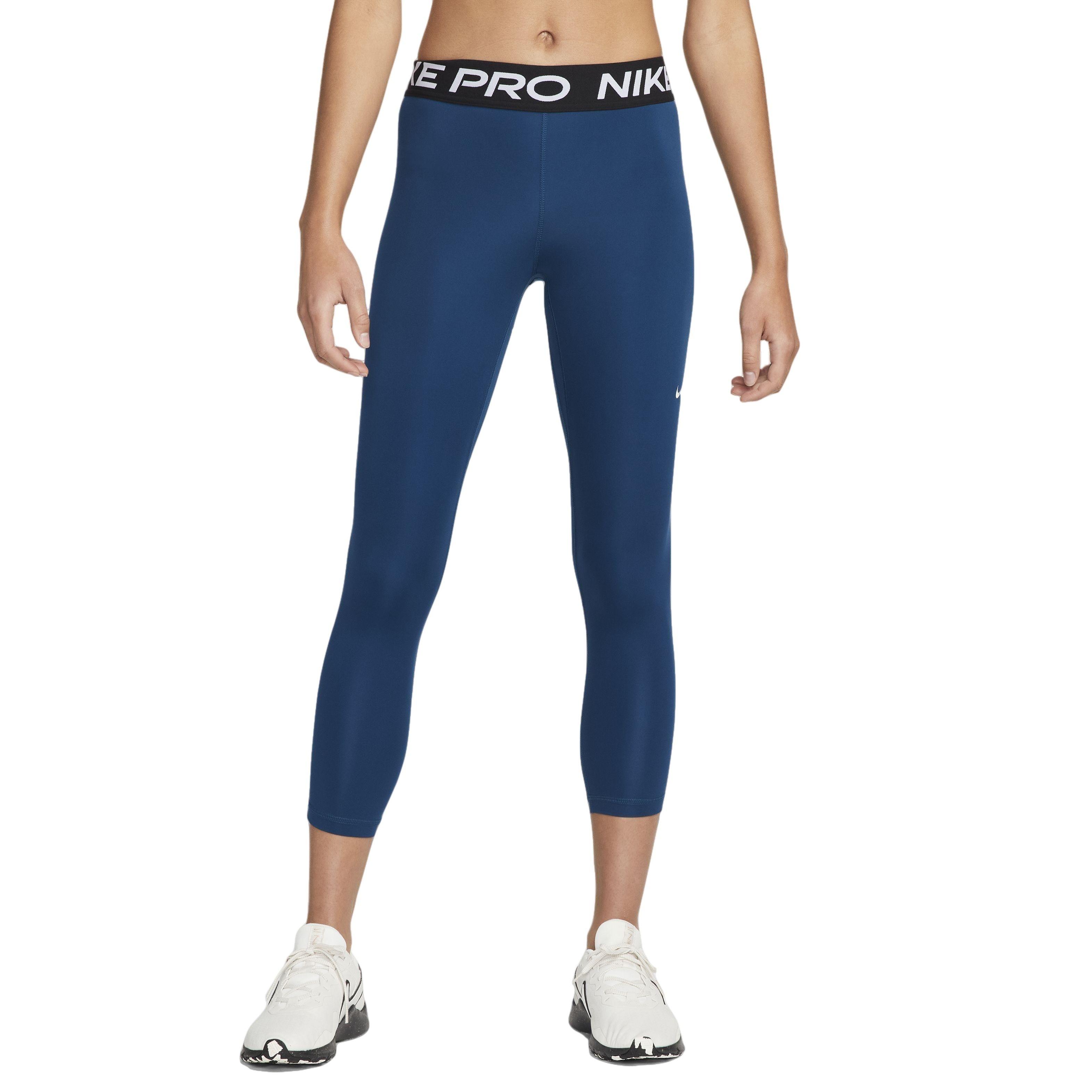 Nike Women's Pro 365 Cropped Leggings-Blue