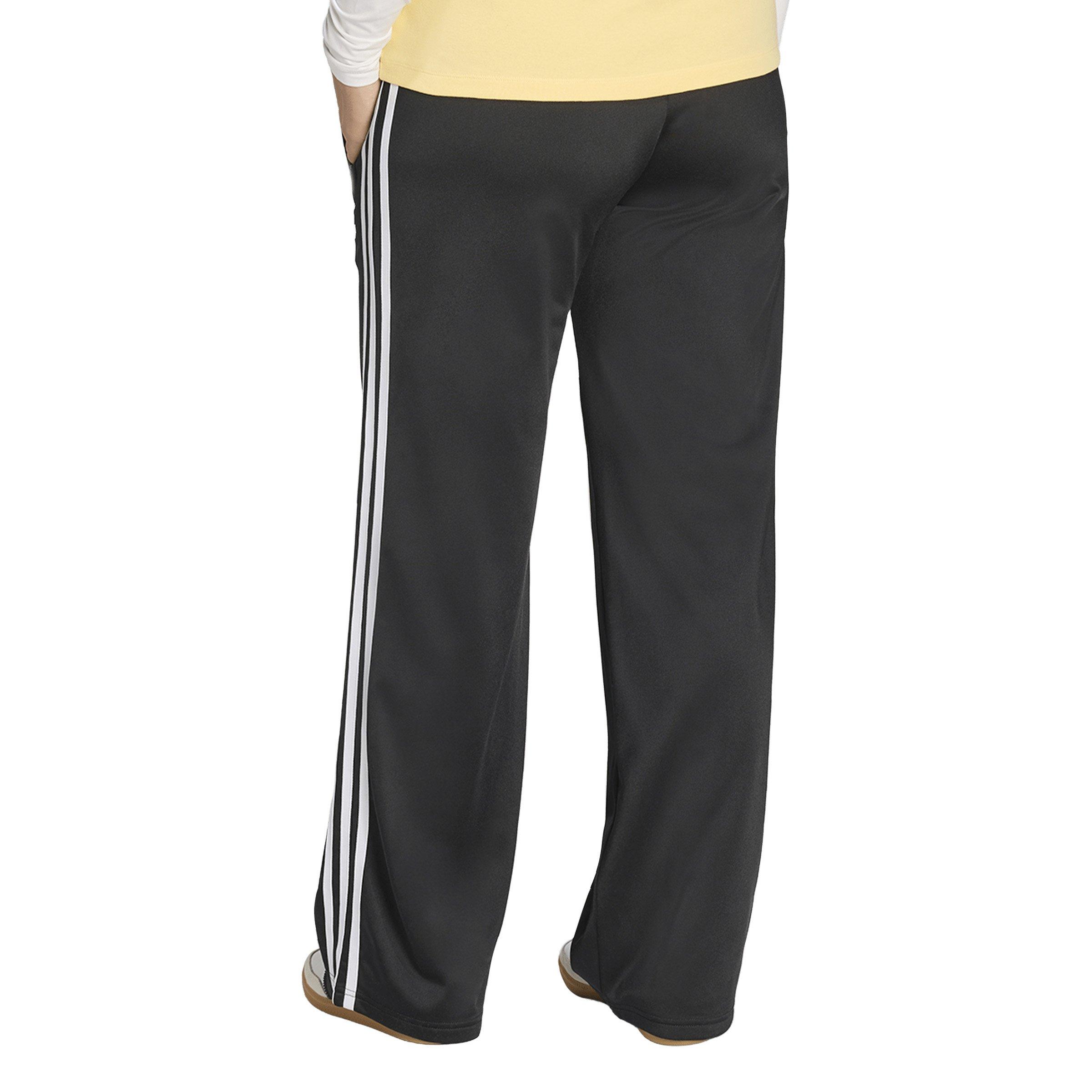 adidas Originals Women's Smocked Firebird Track Pants - Black - BLACK Thumbnail View 2