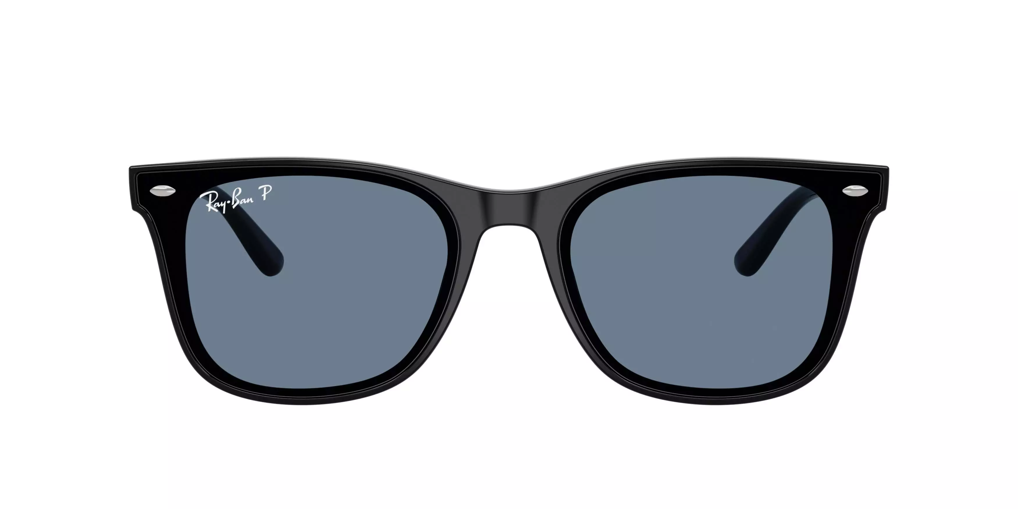 Ray-Ban RB4420 Dark Blue Polarized Sunglasses - Black - BLACK/BLUE