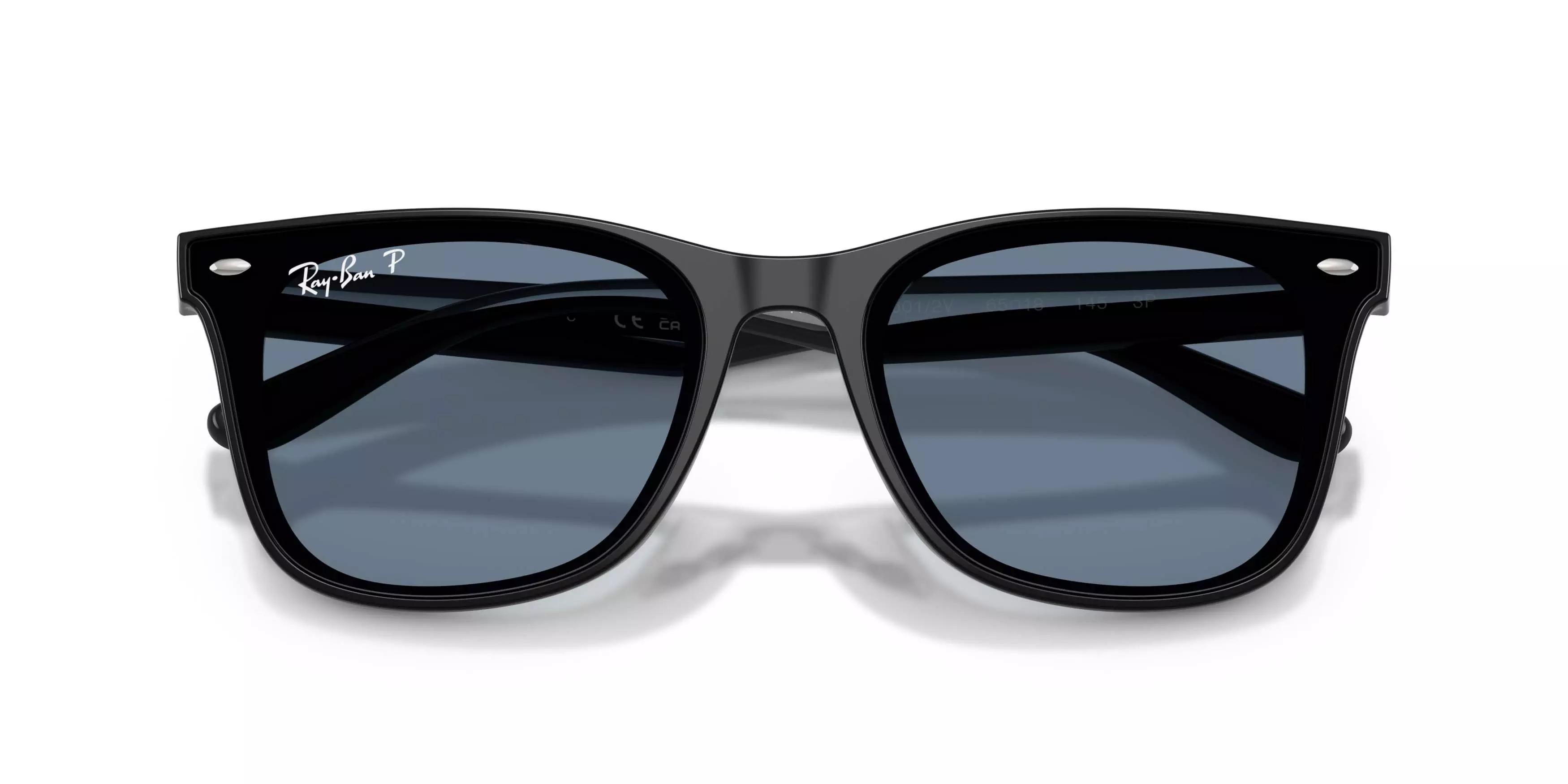 Ray-Ban RB4420 Dark Blue Polarized Sunglasses - Black - BLACK/BLUE