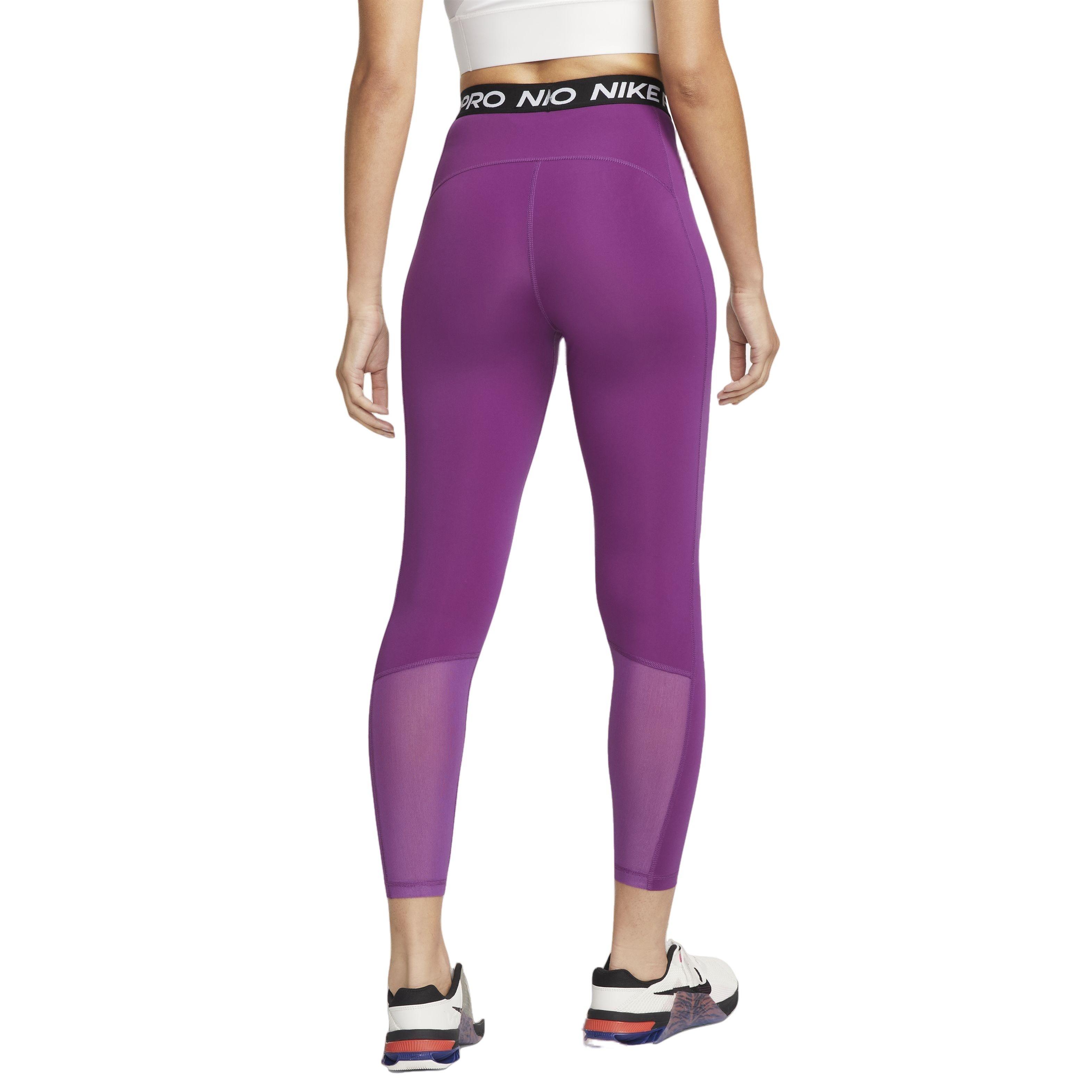 Nike, Pants & Jumpsuits, Nwt Womens Nike Pro Midrise 78 Graphic Leggings  Size Small Purple Cosmos