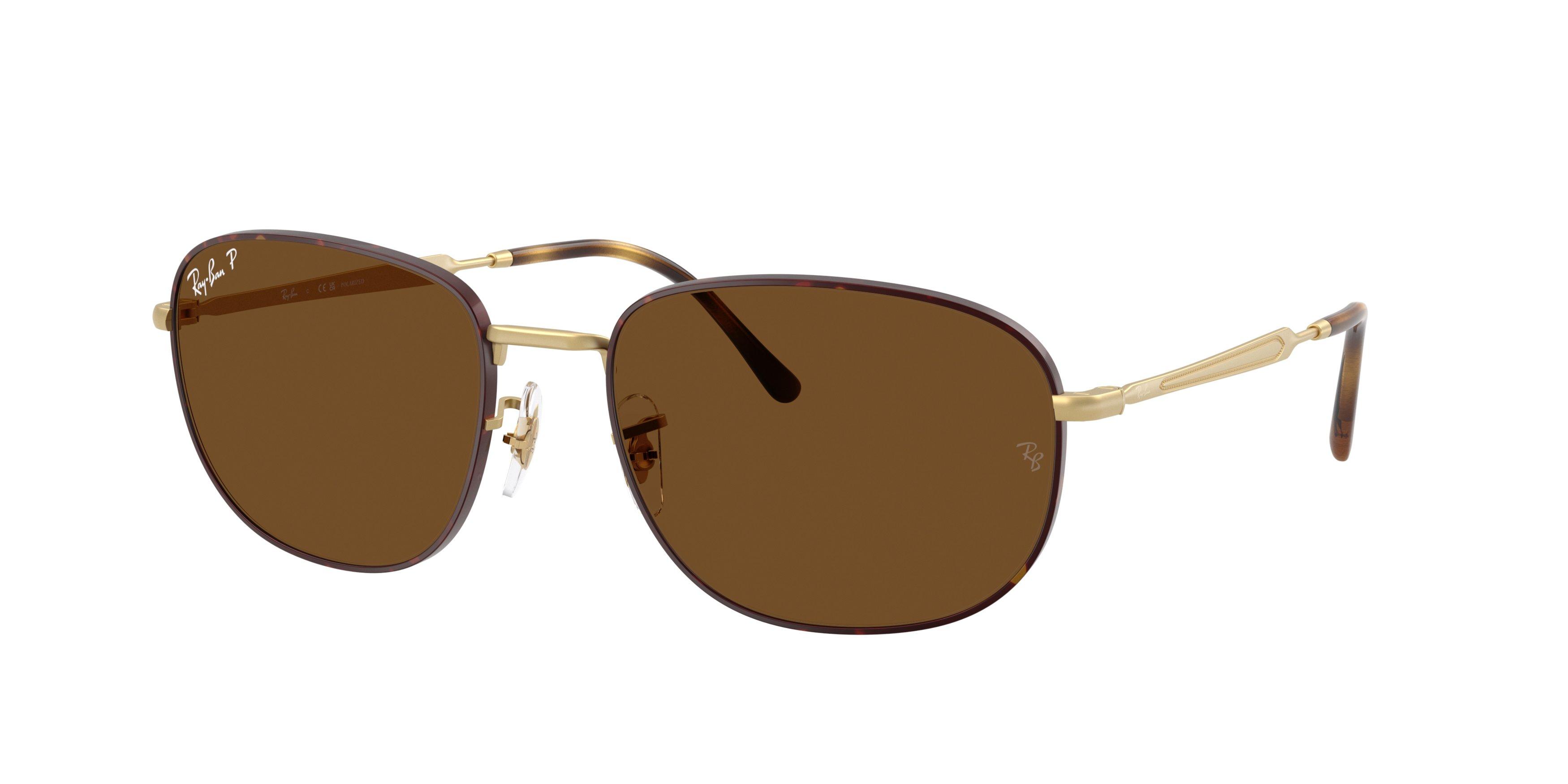Ray-Ban RB3754 Brown Sunglasses - Gold - BROWN Thumbnail View 1