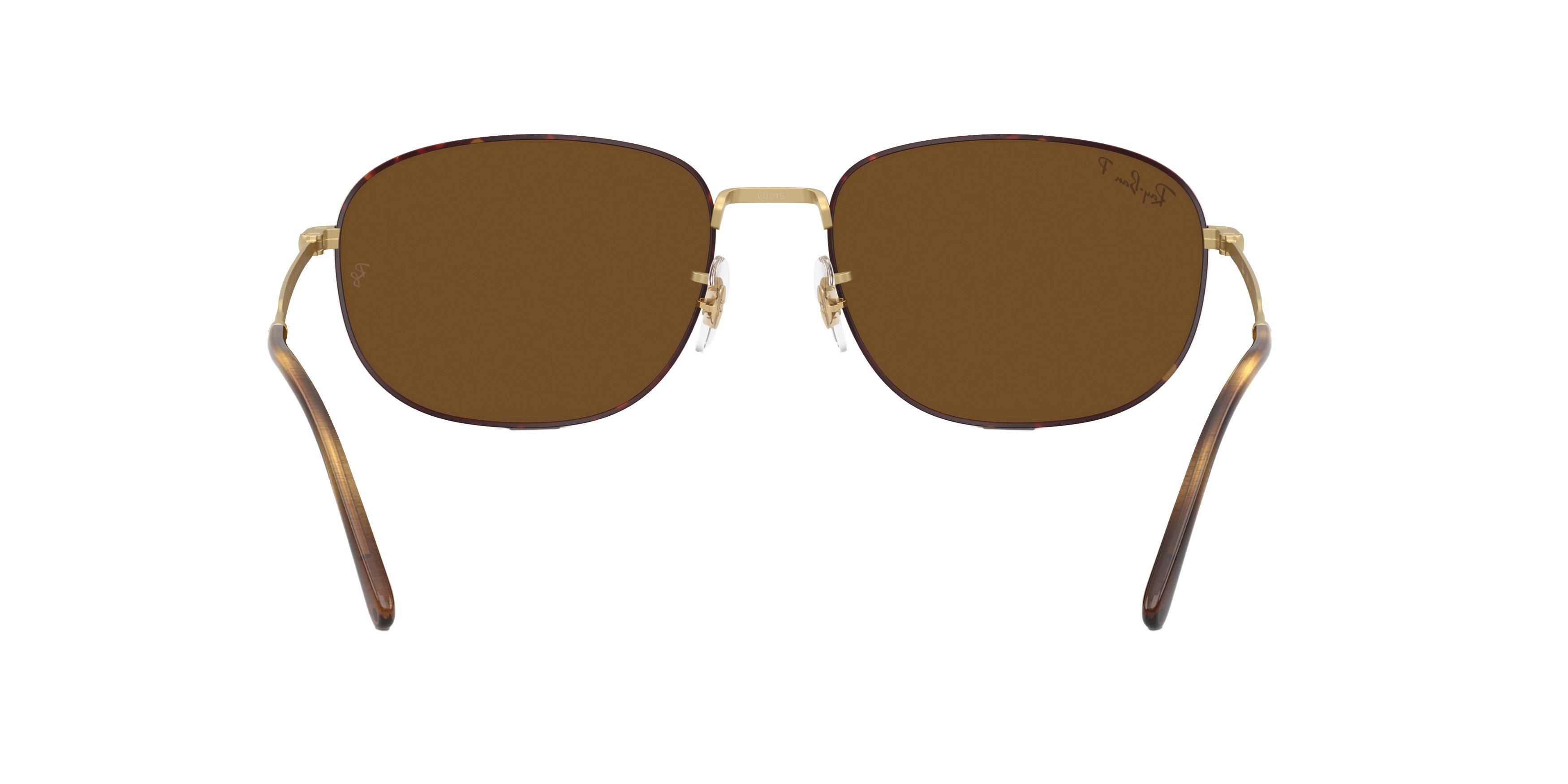 Ray-Ban RB3754 Brown Sunglasses - Gold - BROWN Thumbnail View 2
