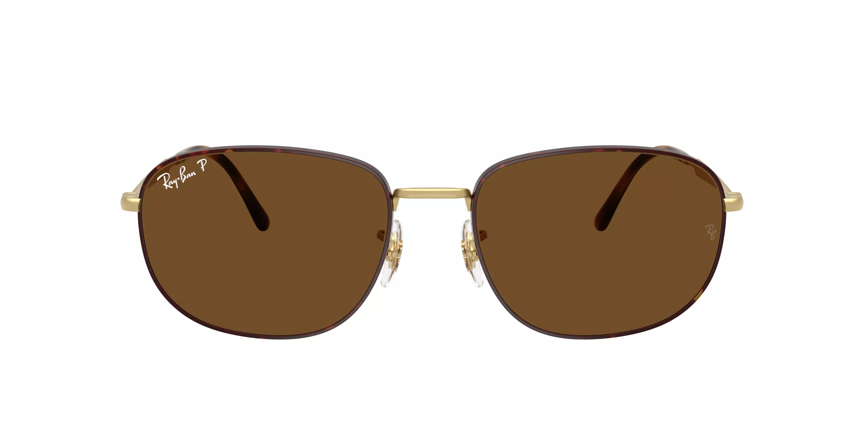 Ray-Ban RB3754 Brown Sunglasses - Gold - BROWN
