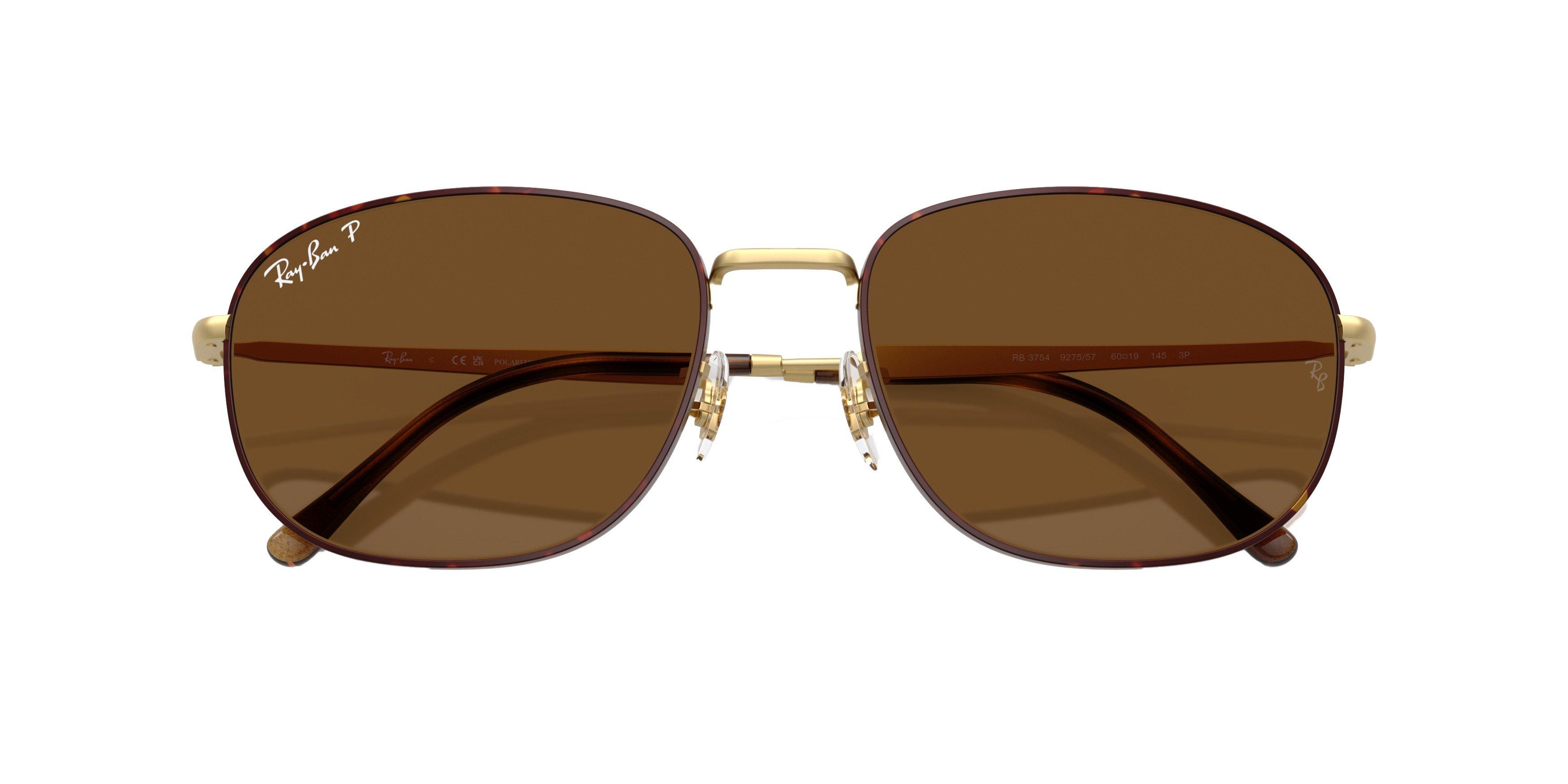 Ray-Ban RB3754 Brown Sunglasses - Gold - BROWN Thumbnail View 5