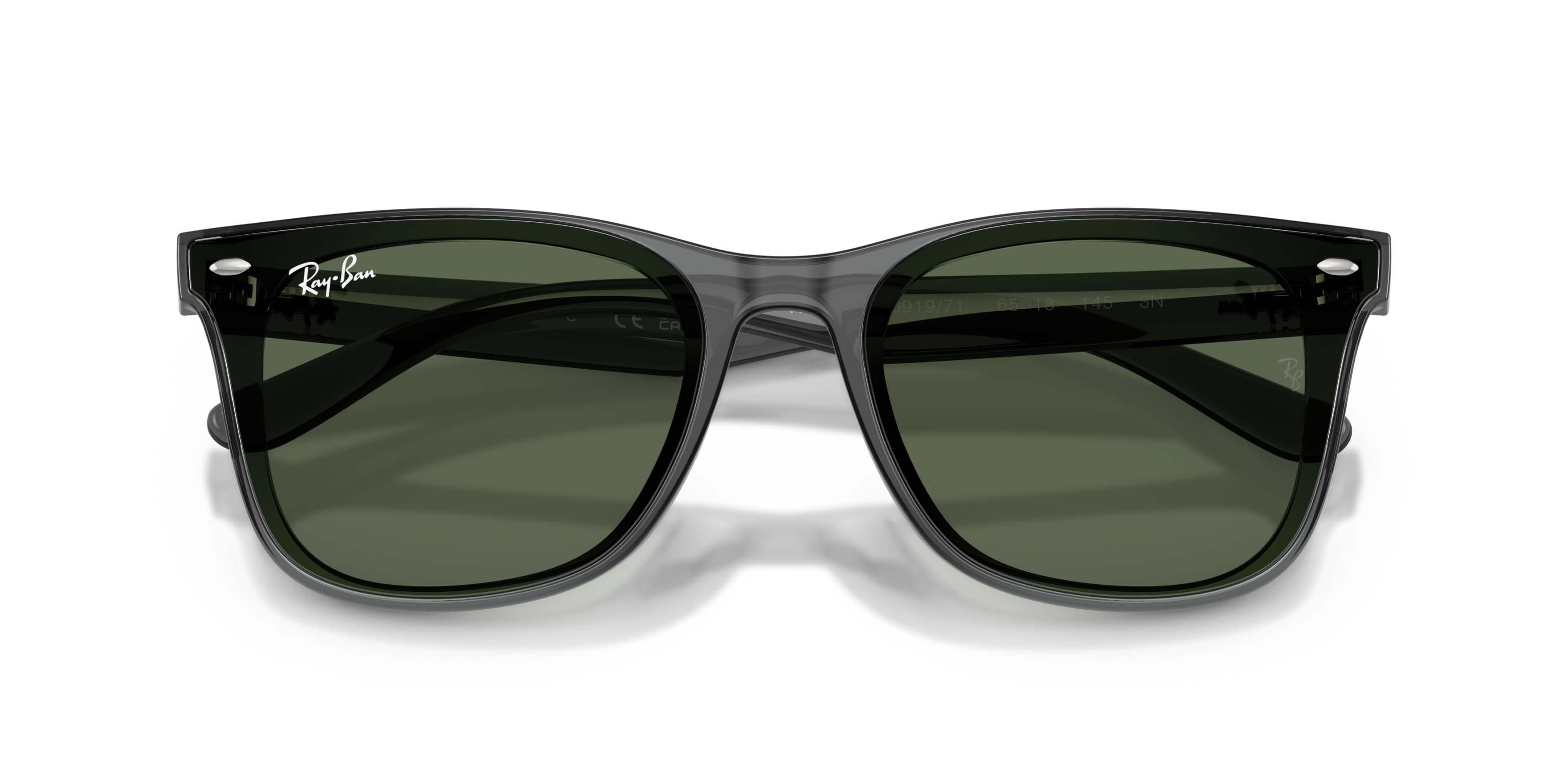 Ray-Ban RB4420 Dark Green Sunglasses - Transparent Grey - GREY/GREEN