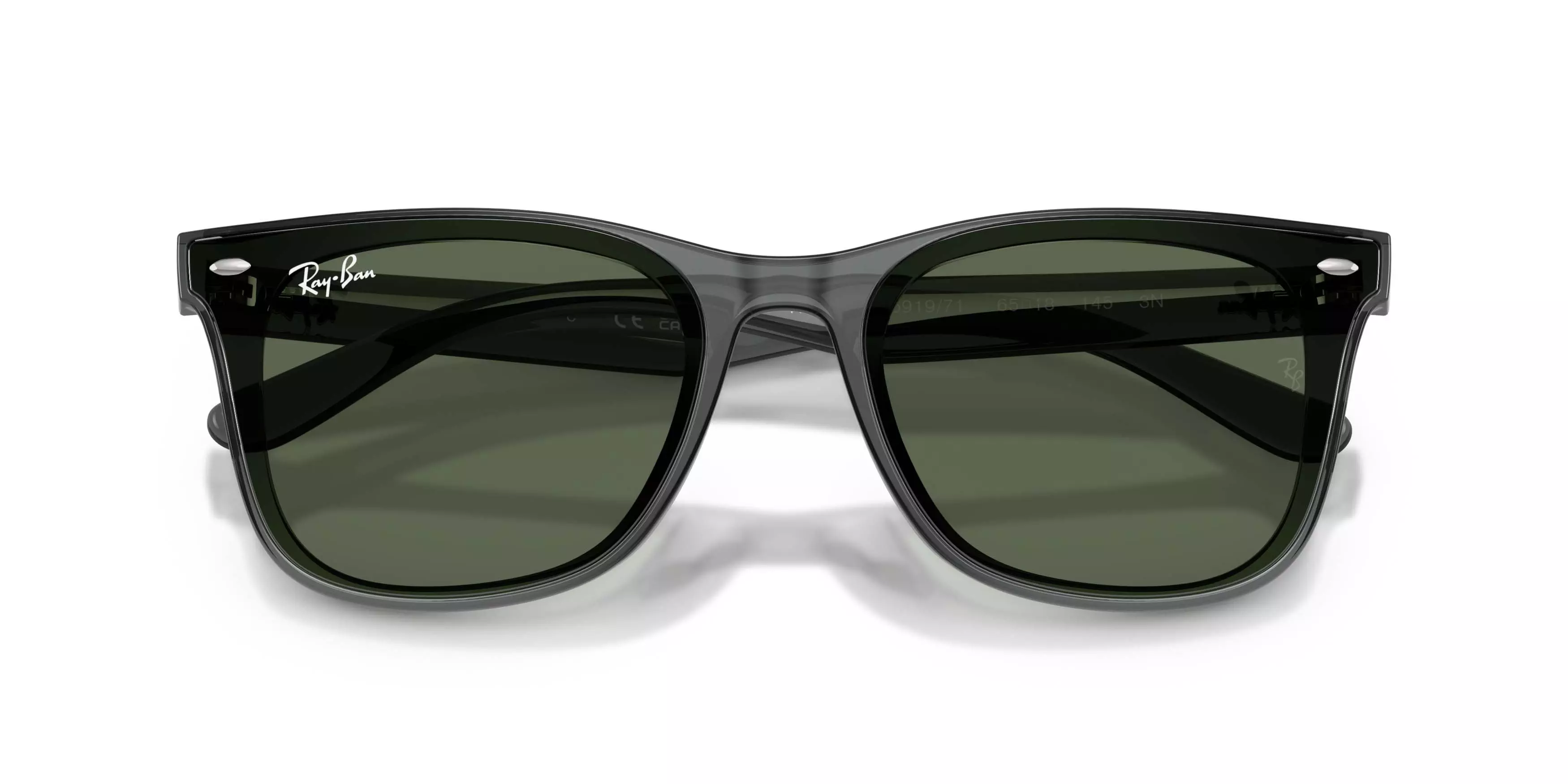 Ray-Ban RB4420 Dark Green Sunglasses - Transparent Grey - GREY/GREEN