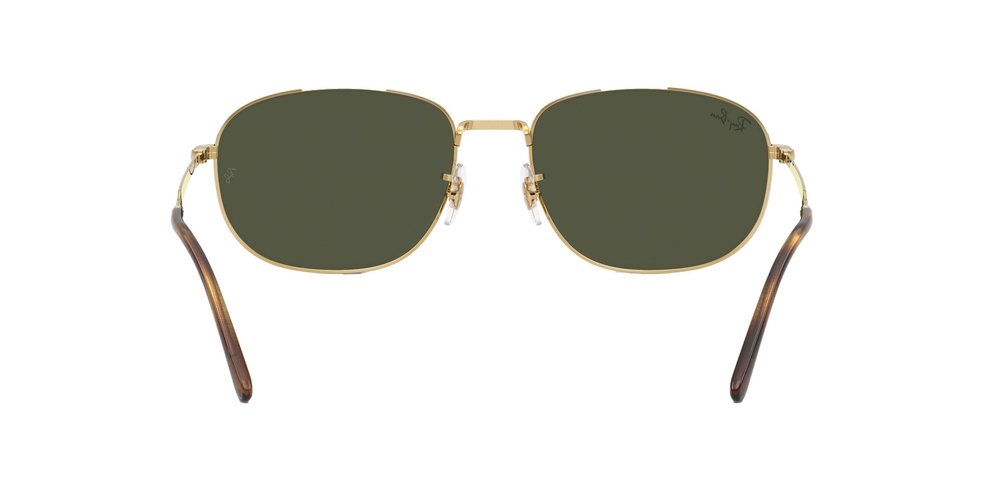 Ray-Ban RB3754 Green Sunglasses - Gold - GOLD/GREEN Thumbnail View 2