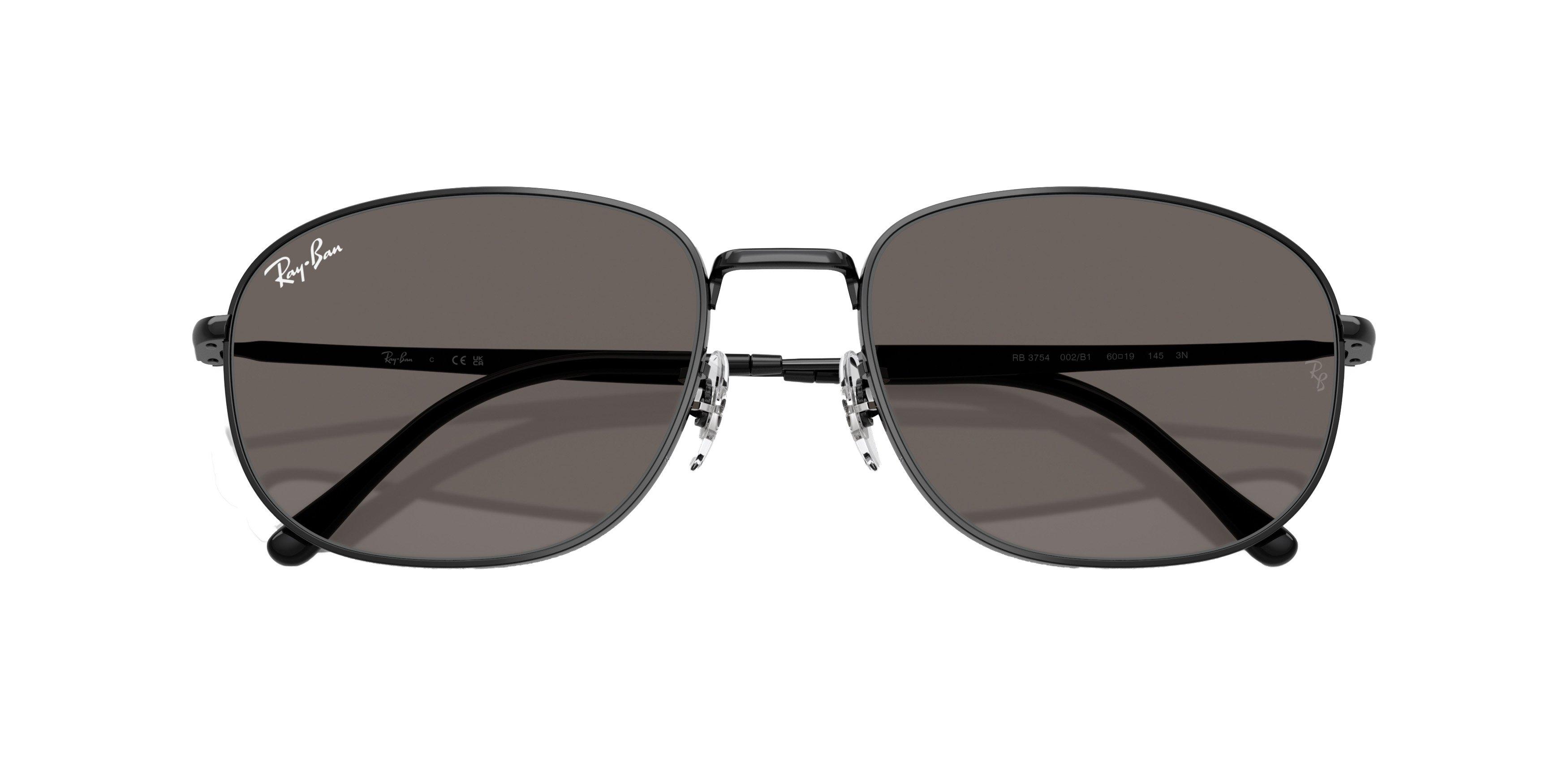 Ray-Ban RB3754 Grey Sunglasses - Black - BLACK/GREY Thumbnail View 5