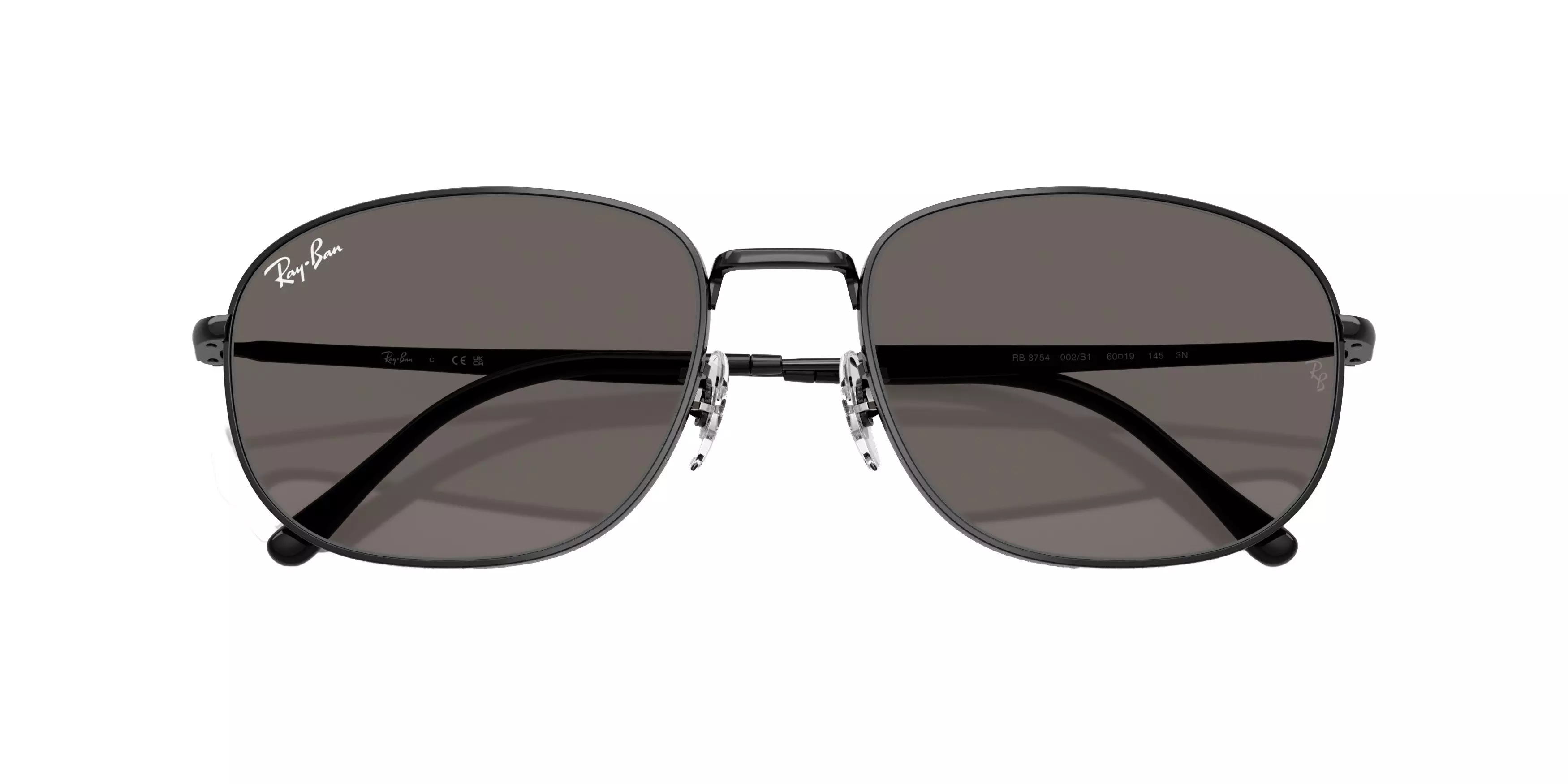 Ray-Ban RB3754 Grey Sunglasses - Black - BLACK/GREY