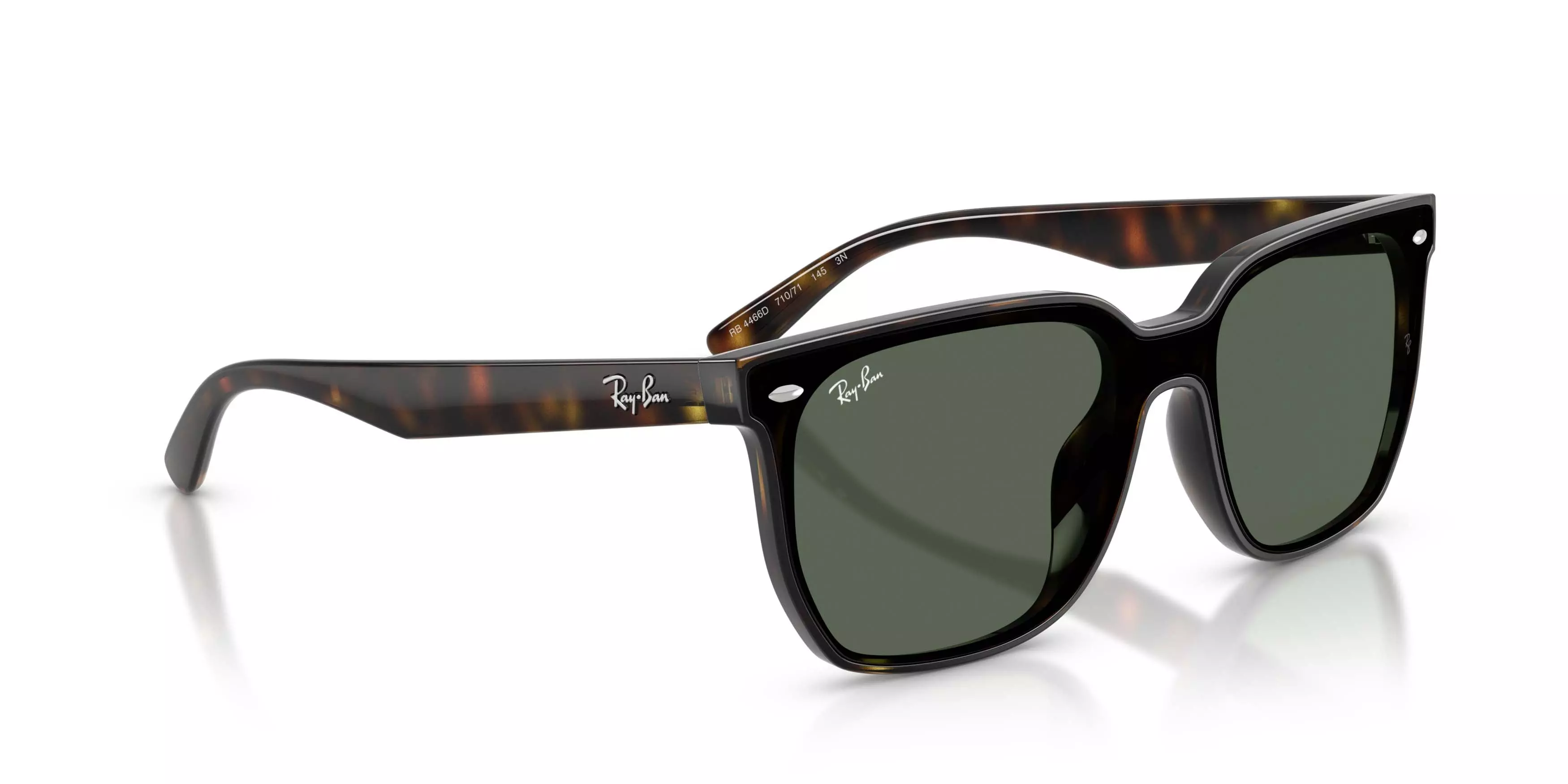 Ray-Ban 0RB4466D Dark Green Sunglasses - Havana - BROWN/GREEN