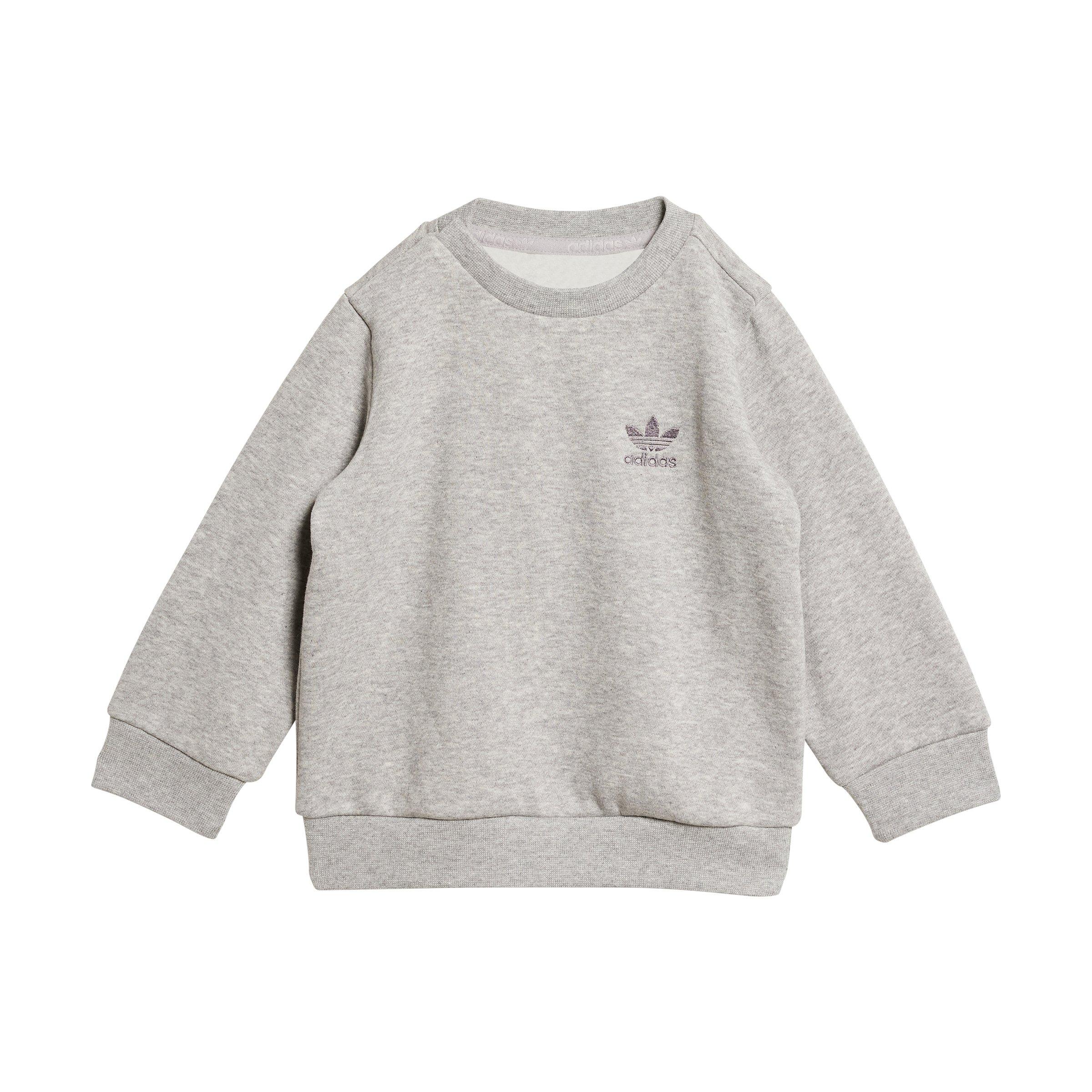 adidas Originals Infant Kids' Grey Crew Set