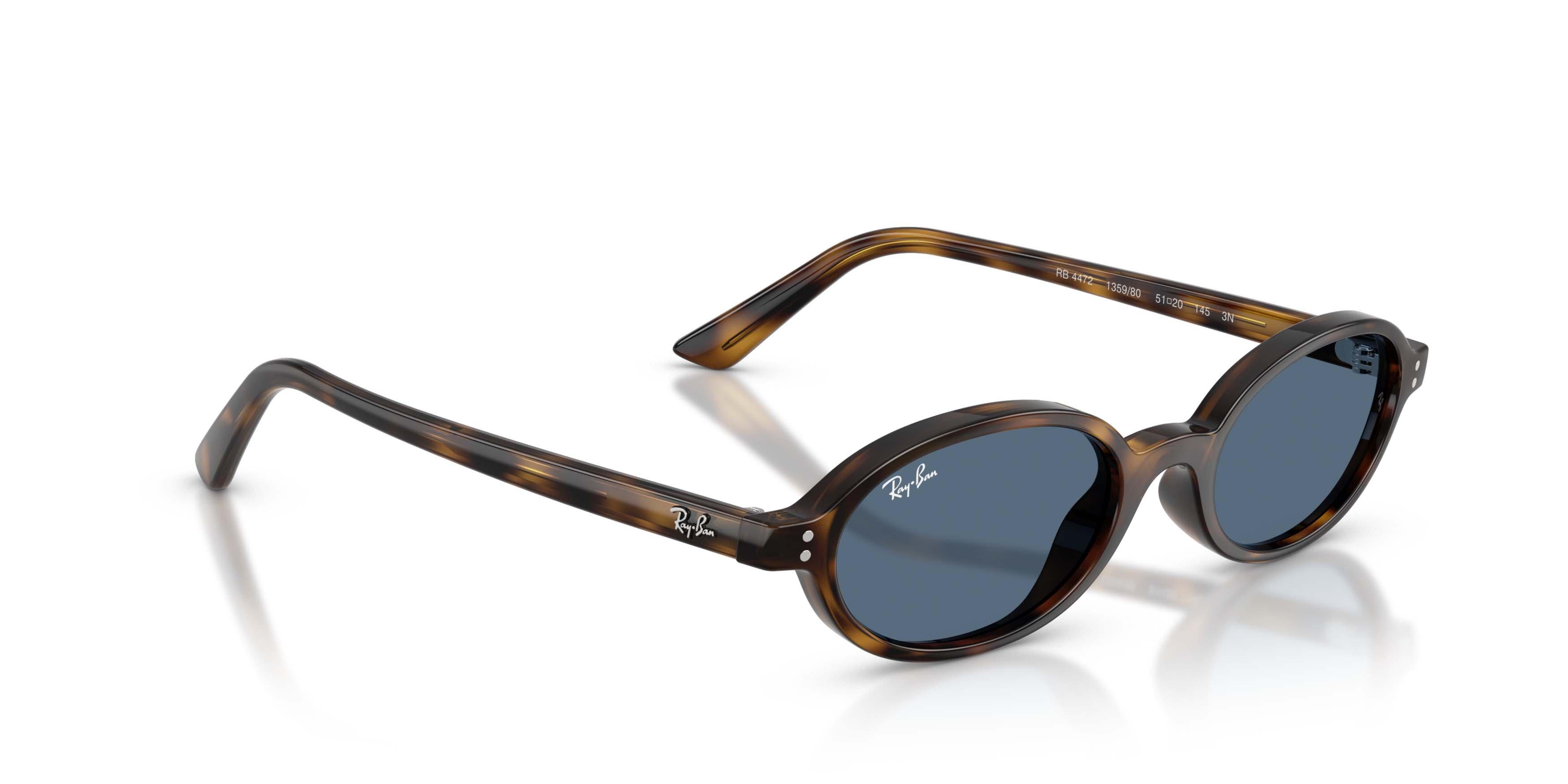 Ray-Ban Khal Bio-Based Dark Blue Sunglasses - Havana - BROWN/DARK BLUE