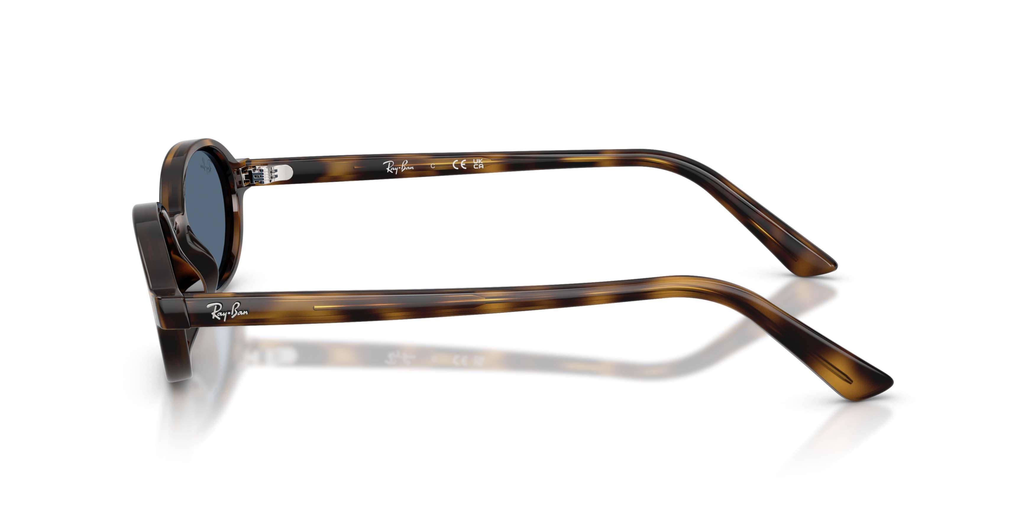 Ray-Ban Khal Bio-Based Dark Blue Sunglasses - Havana - BROWN/DARK BLUE