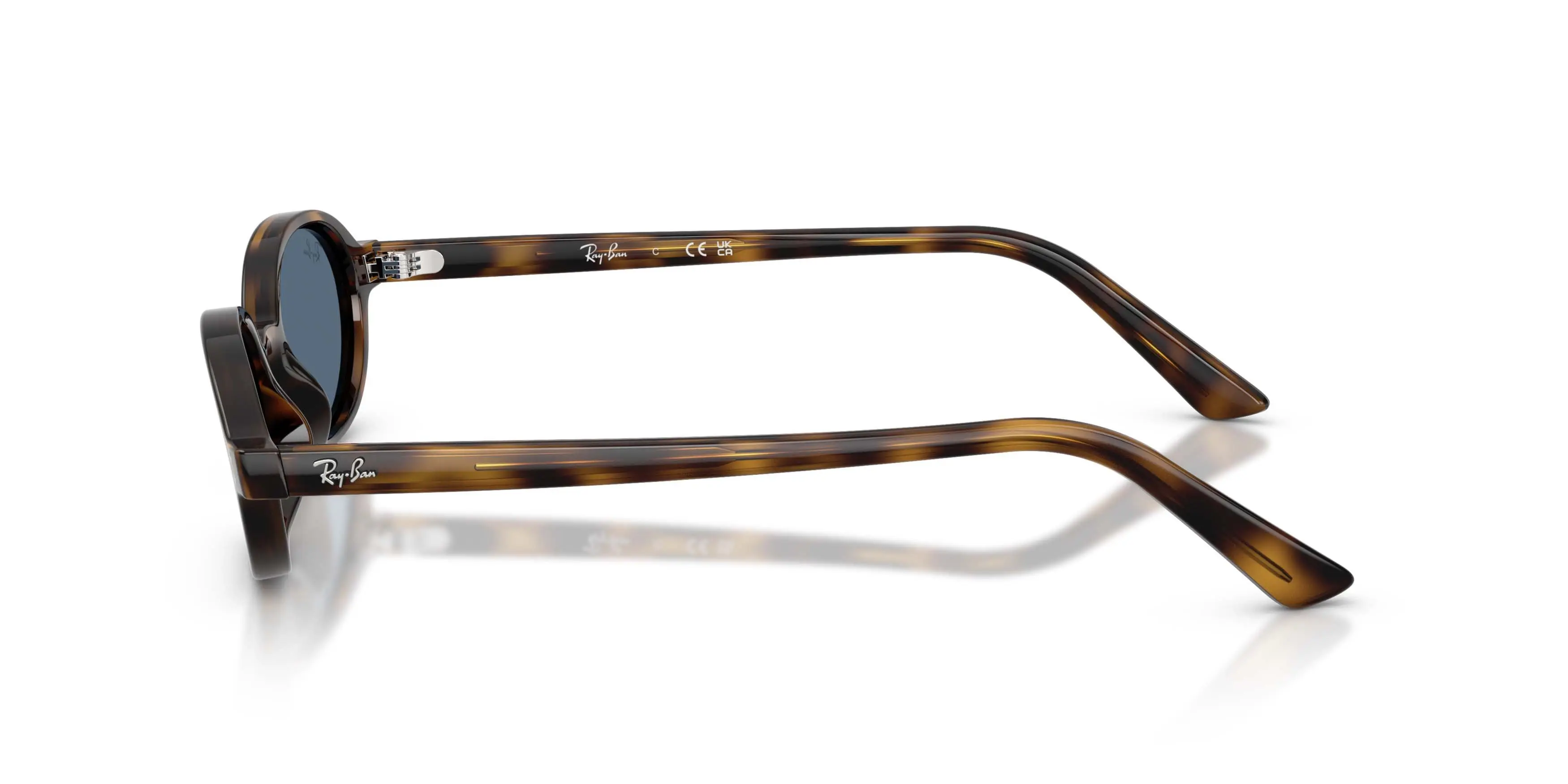 Ray-Ban Khal Bio-Based Dark Blue Sunglasses - Havana - BROWN/DARK BLUE