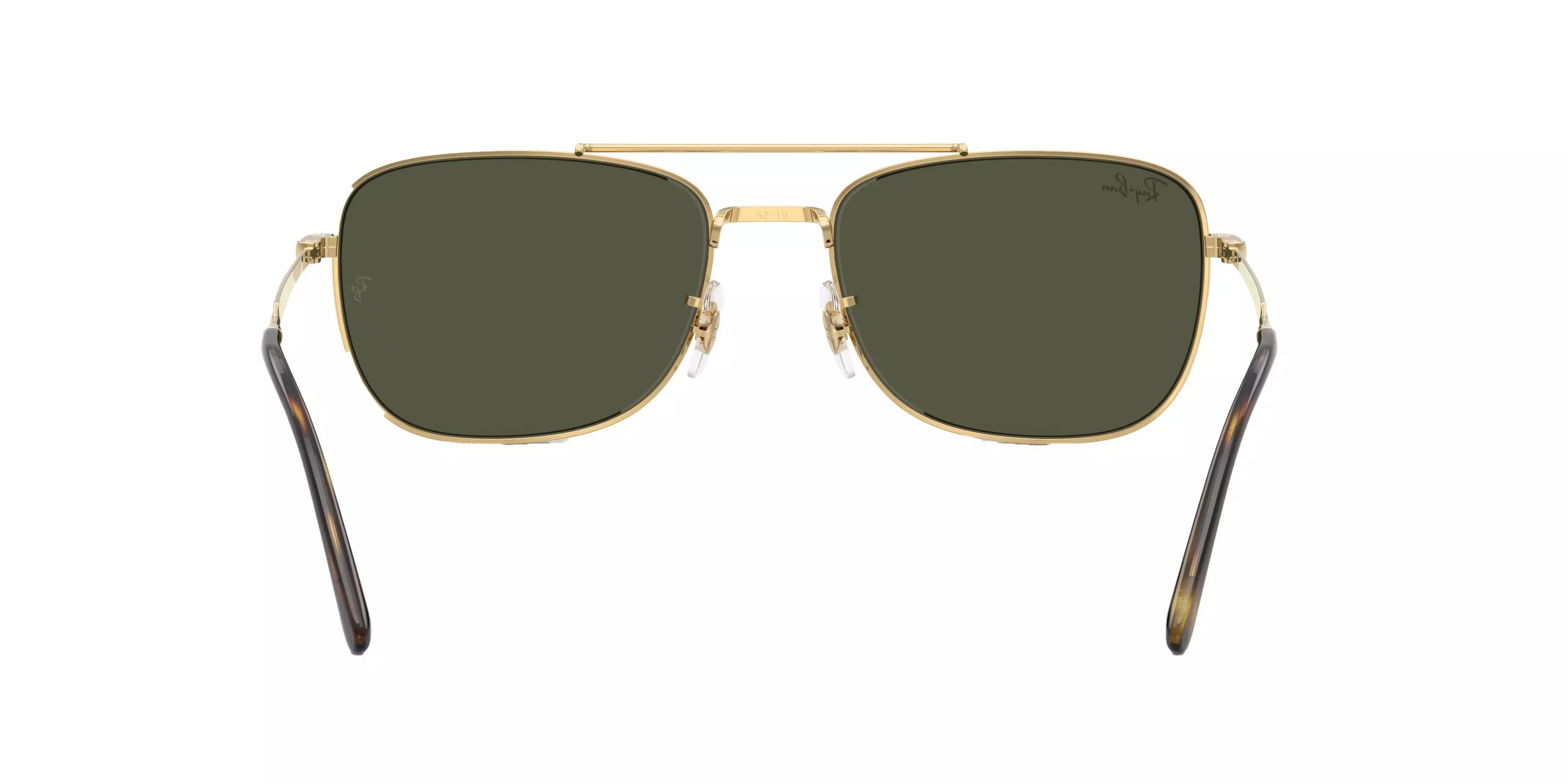 Ray-Ban RB3755 Green Sunglasses - Gold - GOLD/GREEN