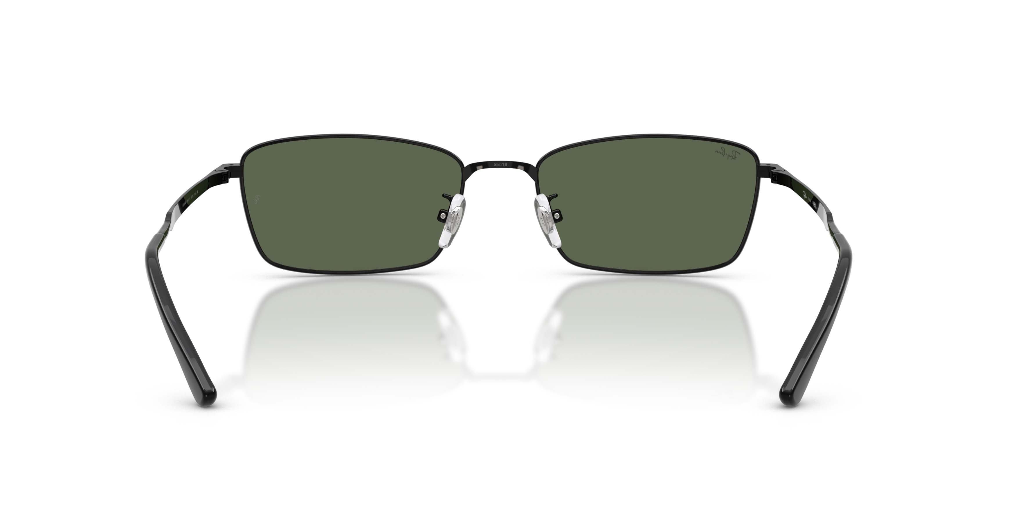 Ray-Ban RB8069D Dark Green Sunglasses - Black - BLACK/GREEN
